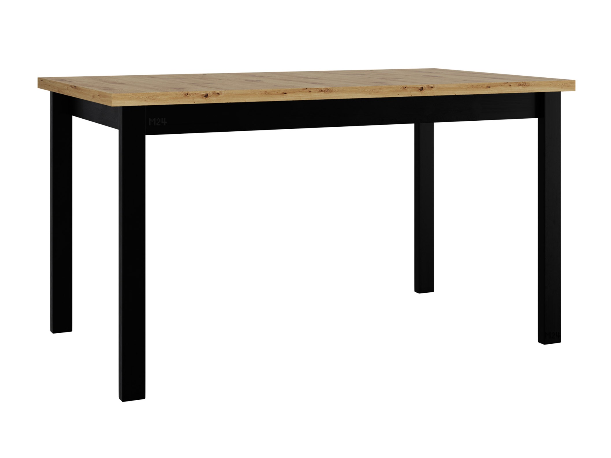 Tisch Victorville 377 (Artisan-Eiche + Schwarz)