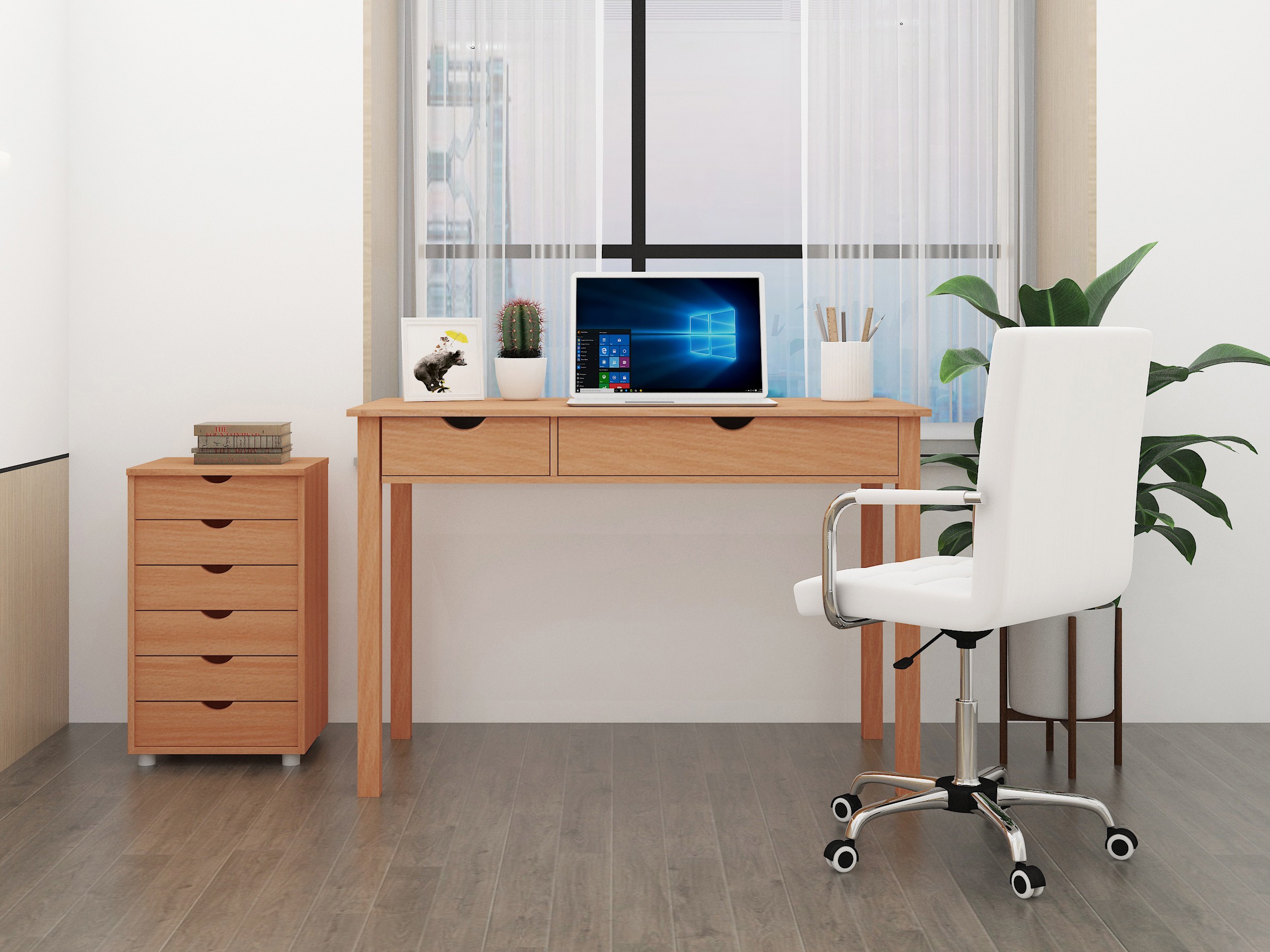 Bürotisch Denton 136 (Helles Holz)