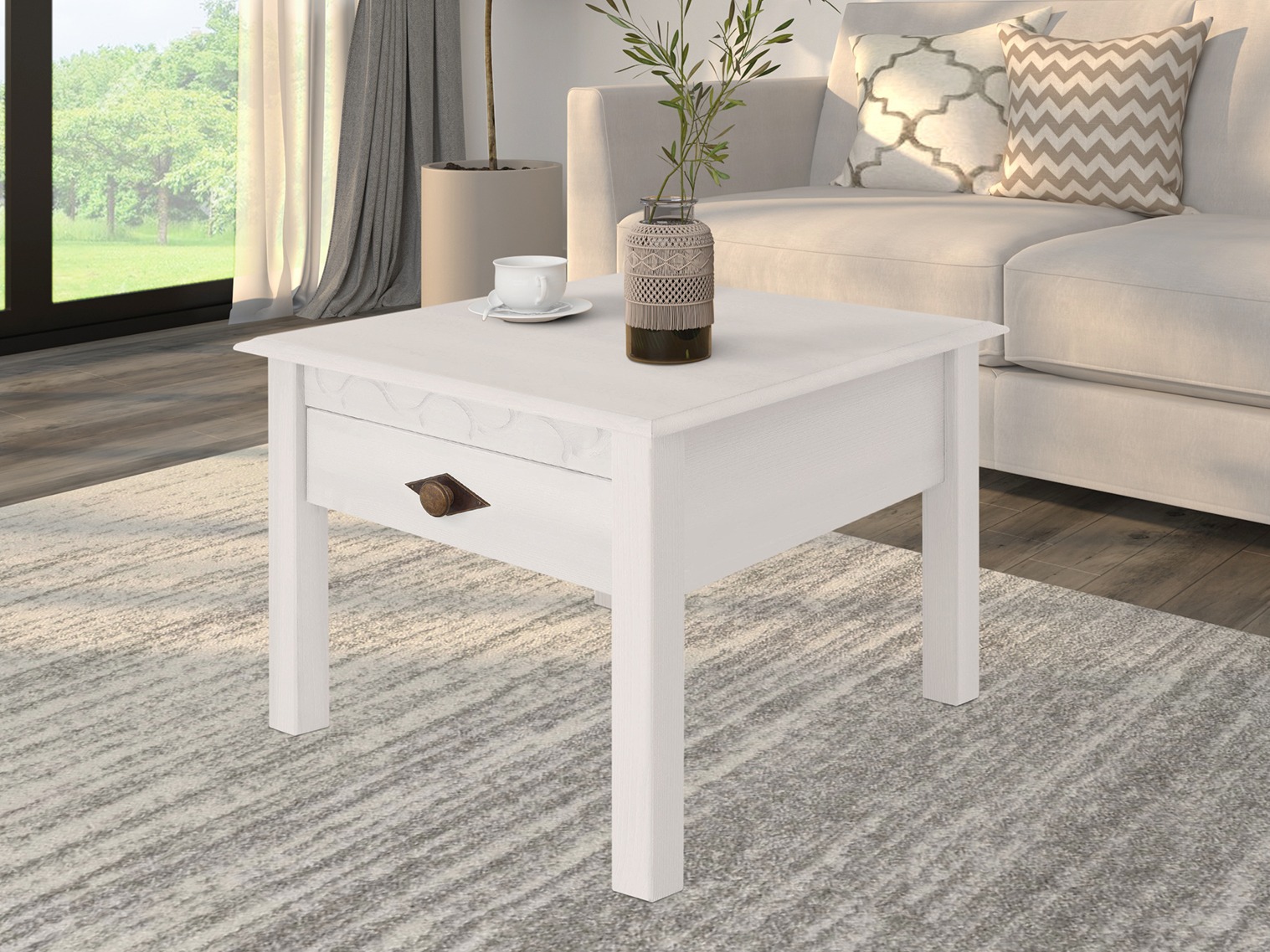 Couchtisch Denton 516 (Weiss)
