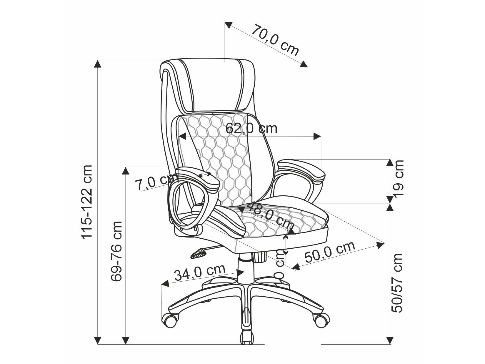 Bürostuhl Houston 1608