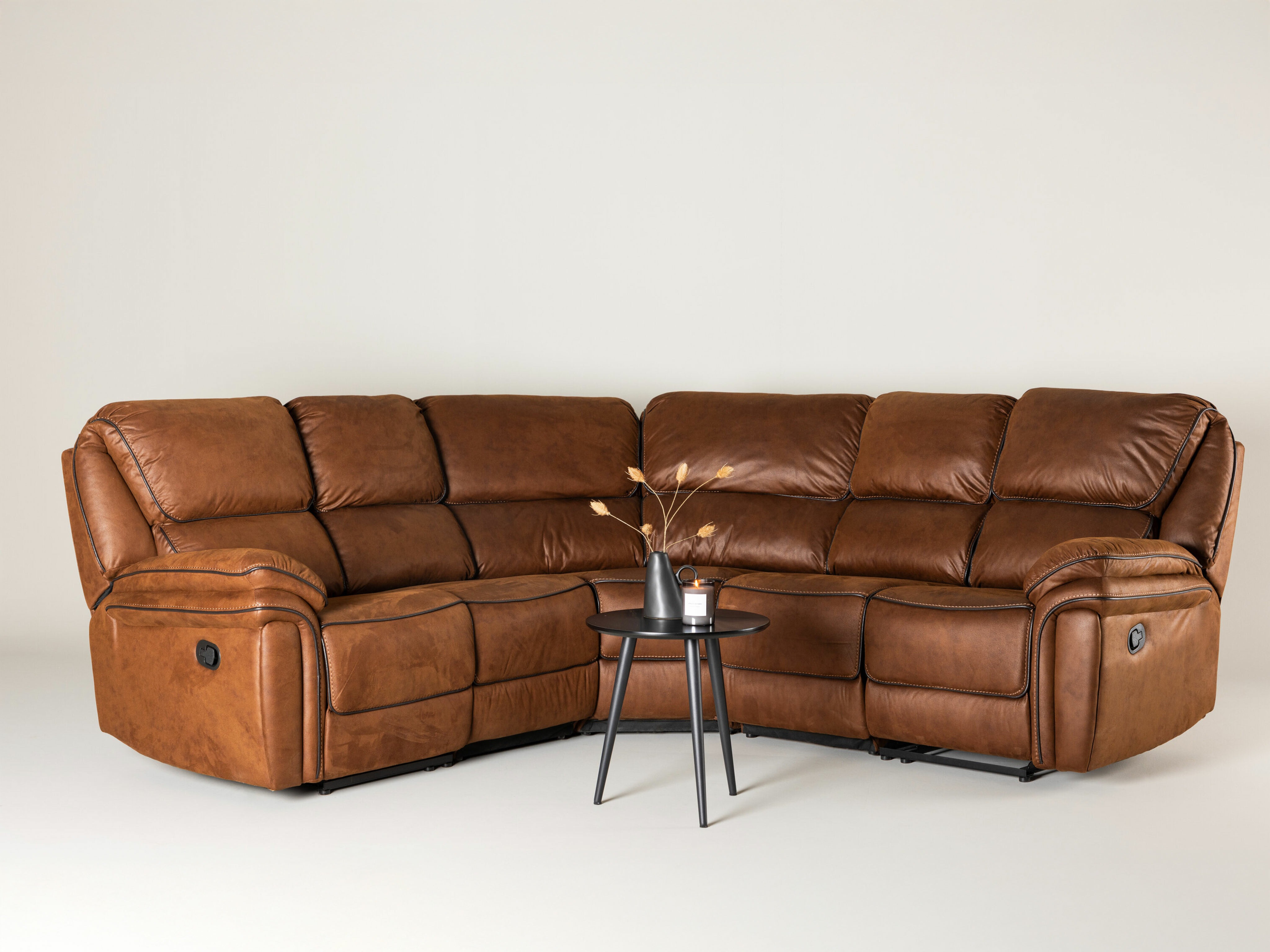 Ecksofa Liegesessel Dallas 4723 (Braun)