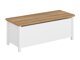 Aufbewahrungsbox Romelbo 143 (Weiss + Eichenholzoptik)