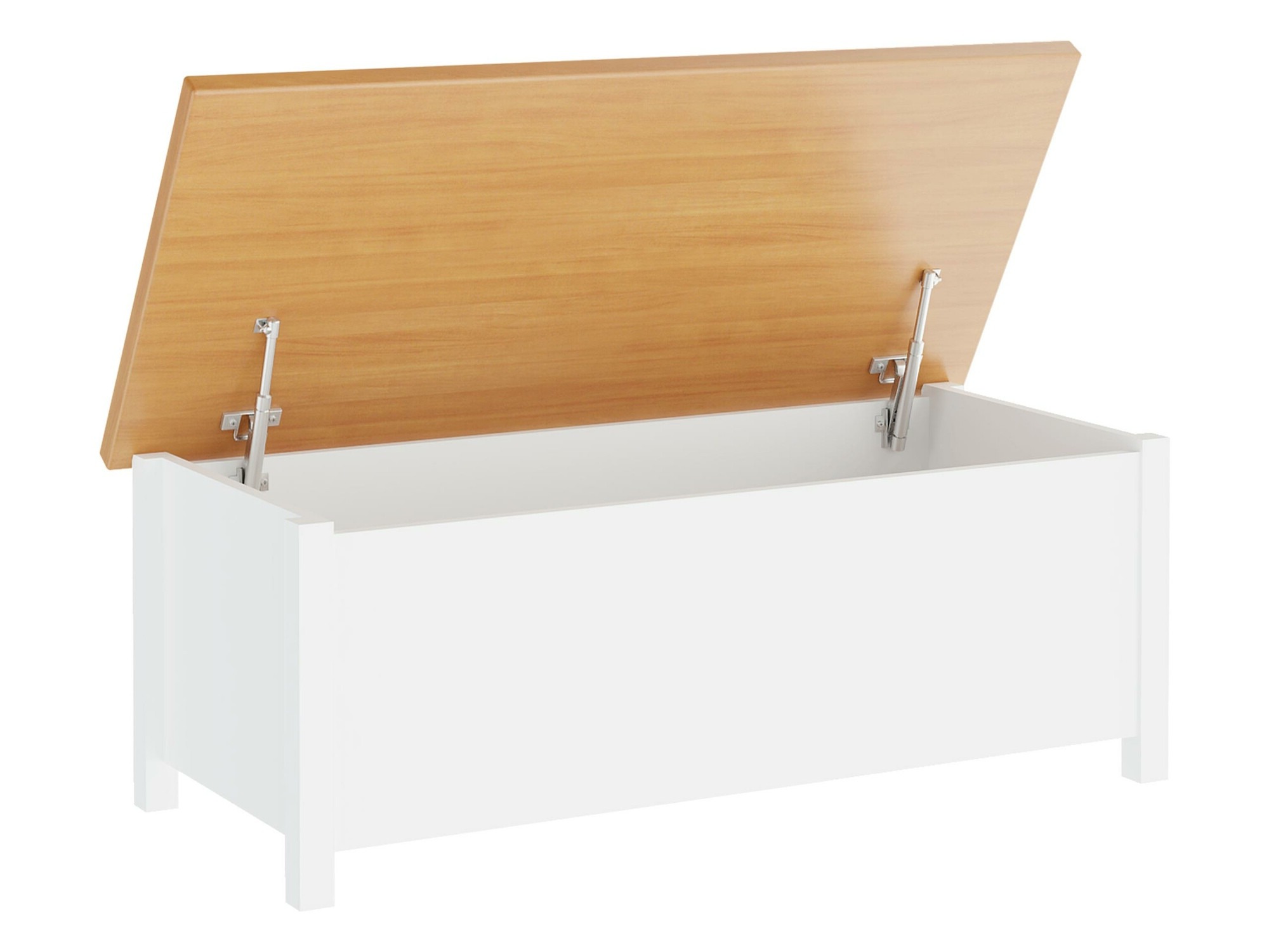 Aufbewahrungsbox Romelbo 143 (Weiss + Eichenholzoptik)