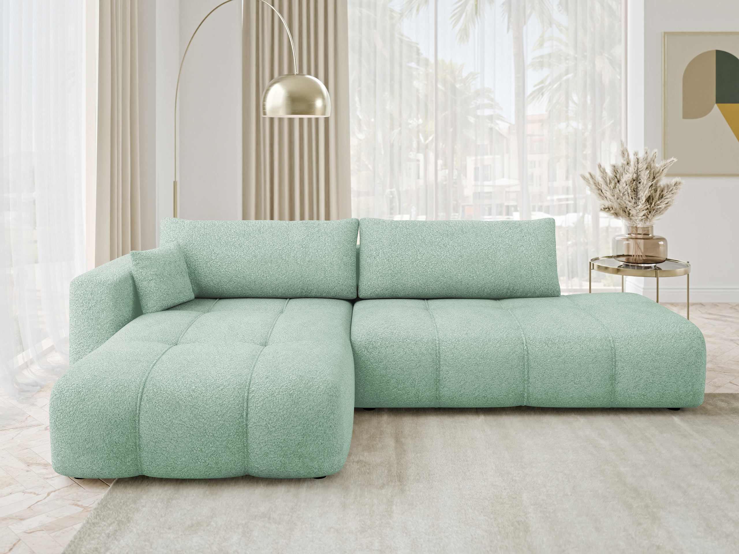Ecksofa Comfivo Laurus III (Coral 55)