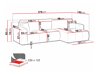 Ecksofa Comfivo 425 (Coral 50)