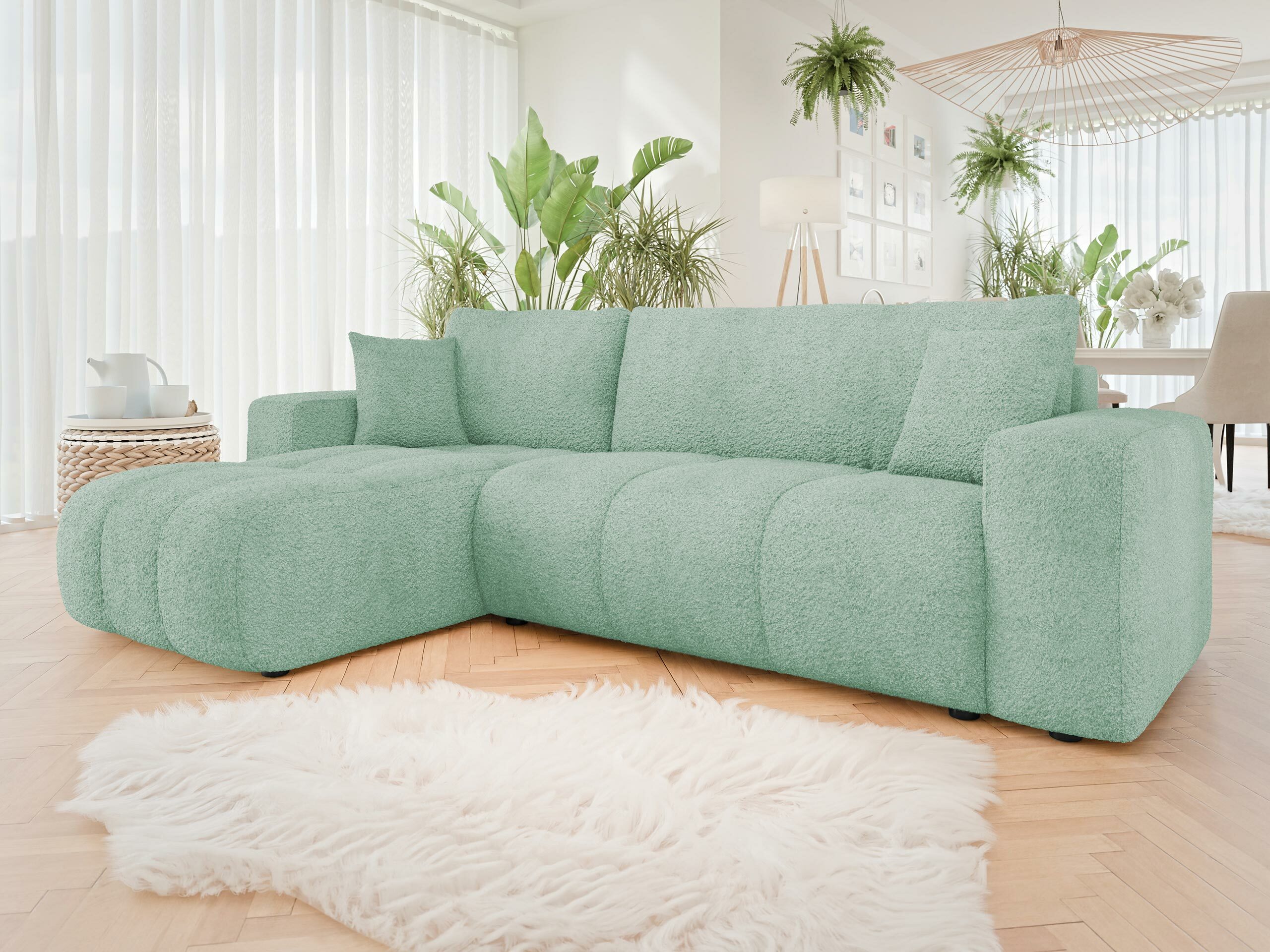 Ecksofa Comfivo Laurus (Coral 55)