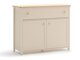Kommoden Romelbo 150 (Beige + Eichenholzoptik)