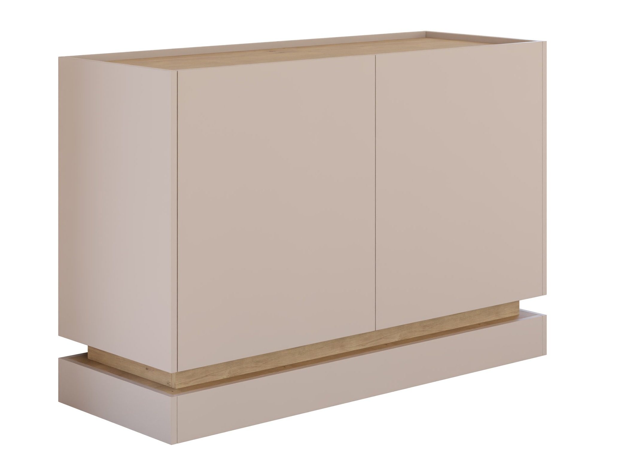 Sideboard Comfivo Dalvenu 100 (Hellbraun + Eichenholzoptik)