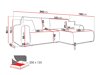 Ecksofa Shelton 109 (Poso 22)