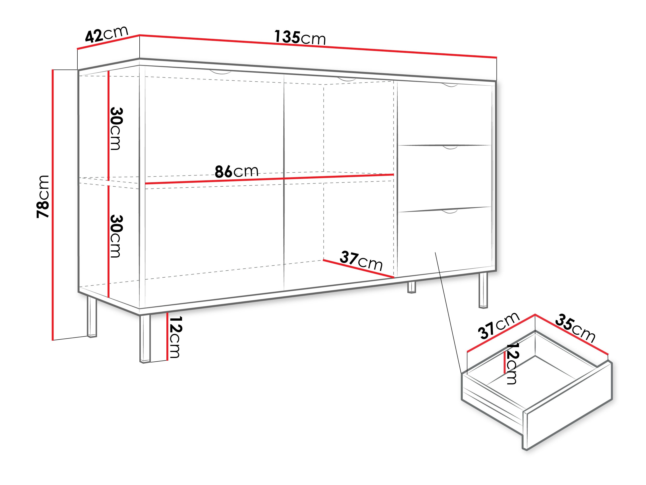 Kommoden Comfivo Elblare I