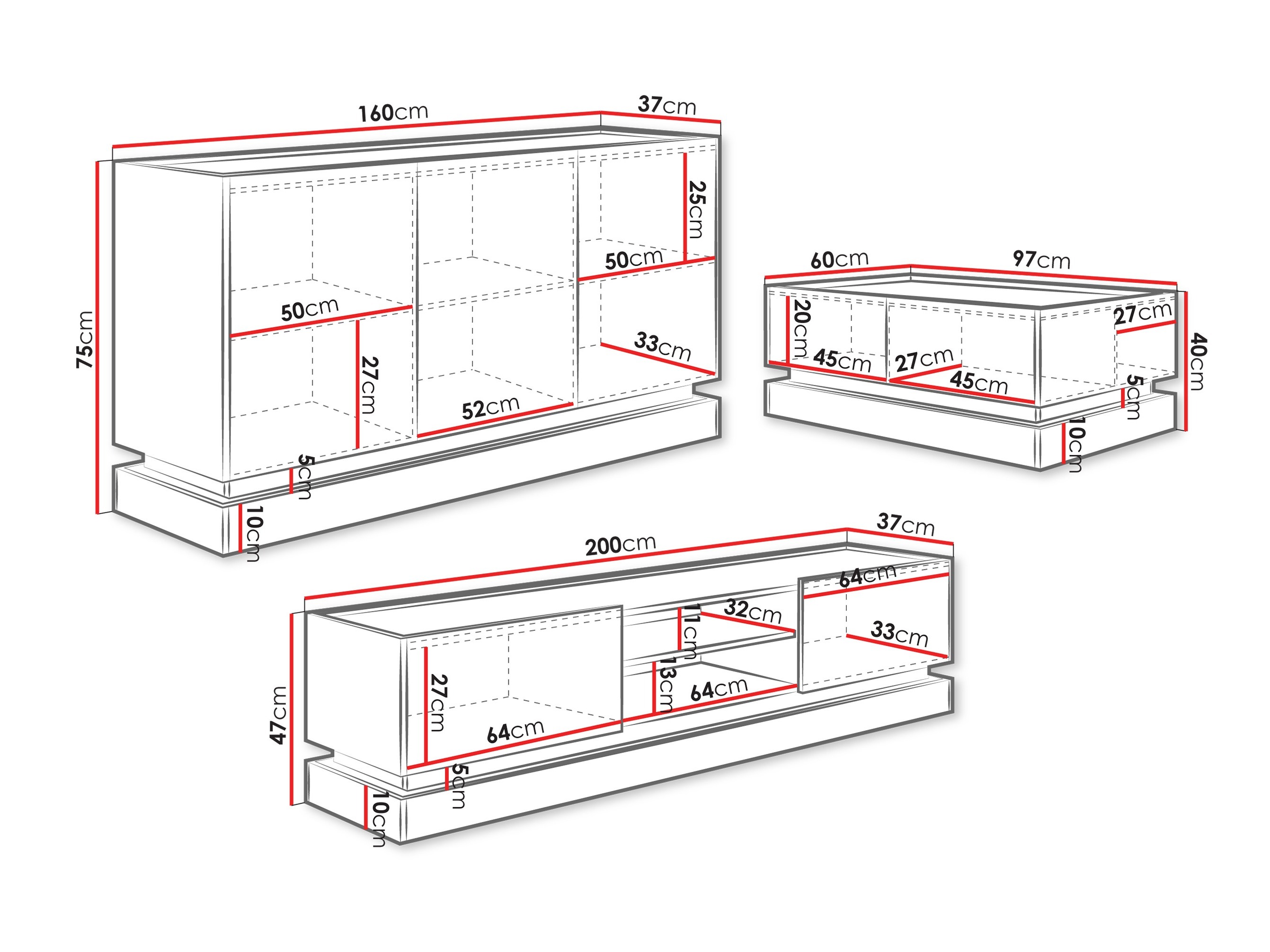 Wohnzimmer-Sets Comfivo Dalvenu 104 (Hellbraun + Eichenholzoptik)