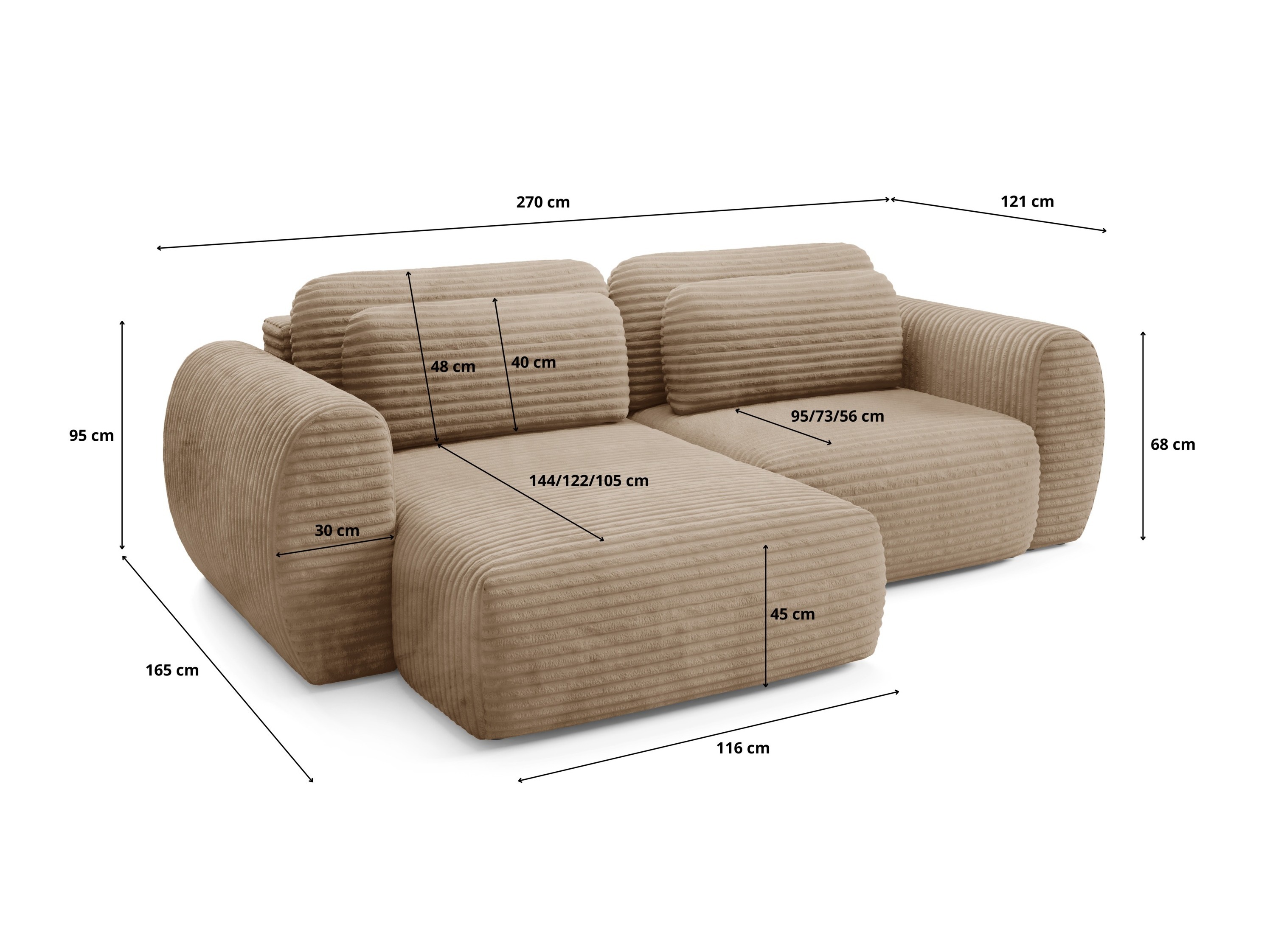 Ecksofa Franklin 192 (Ambience 19)