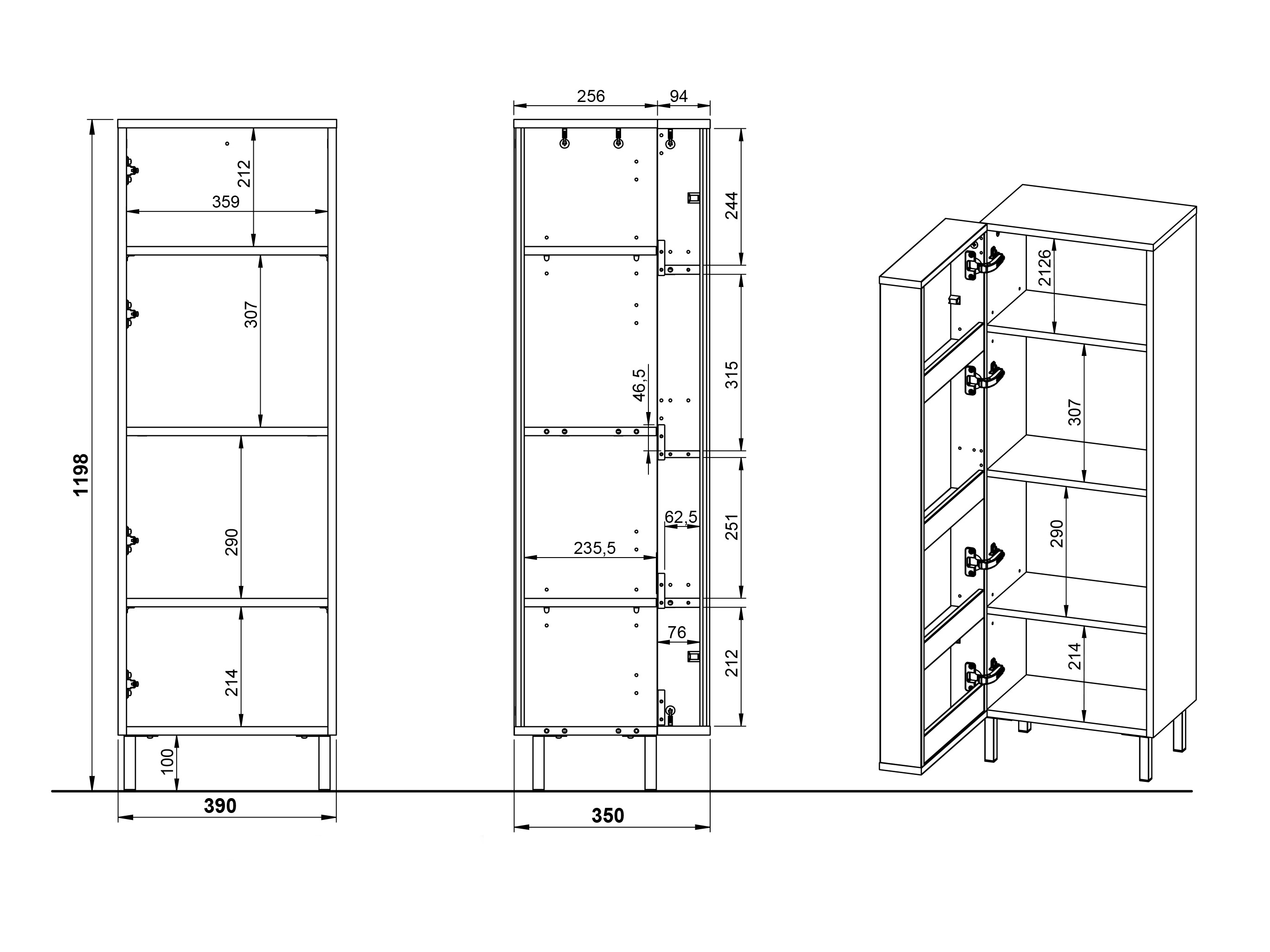Badezimmer-Set Fenetro 103