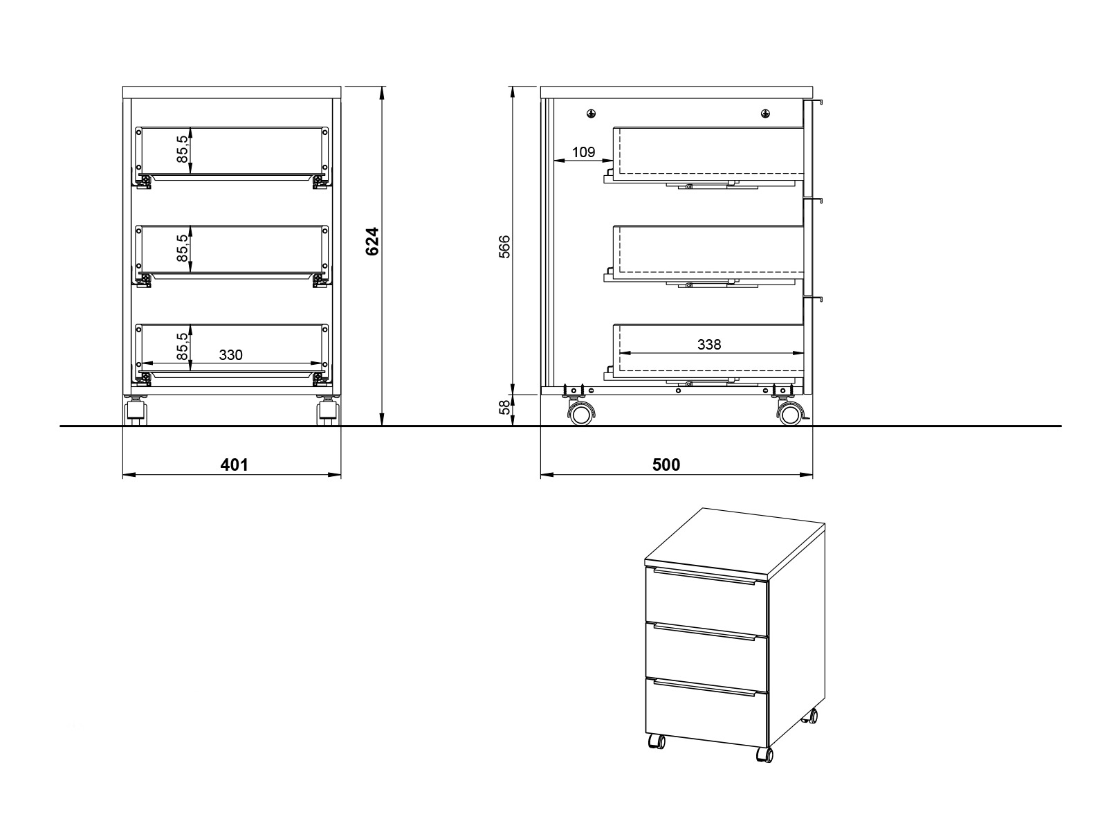 Büro-Set Elbcali 106