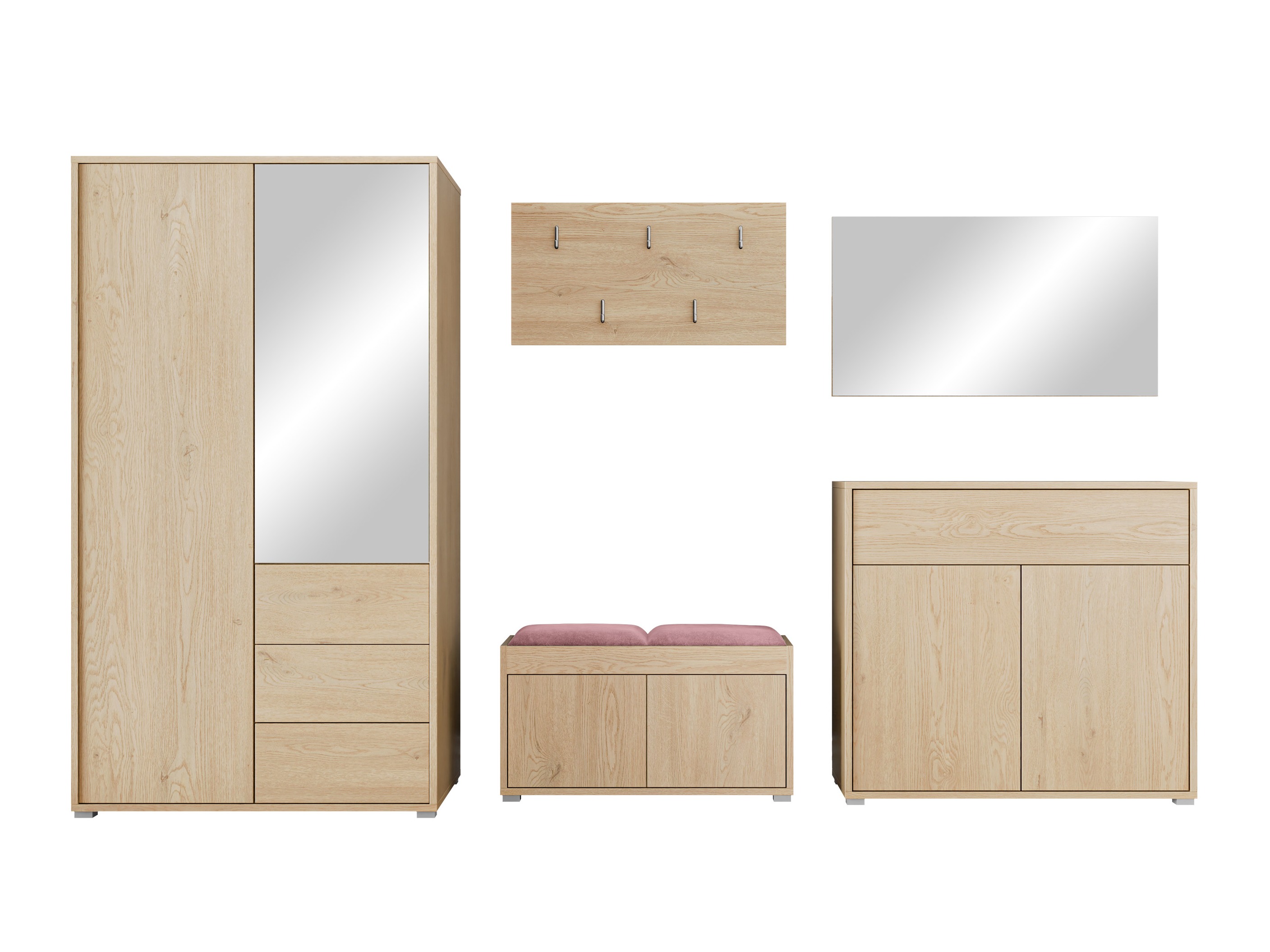 Flurgarnitur Comfivo Fersoe 118 (Eichenholzoptik)