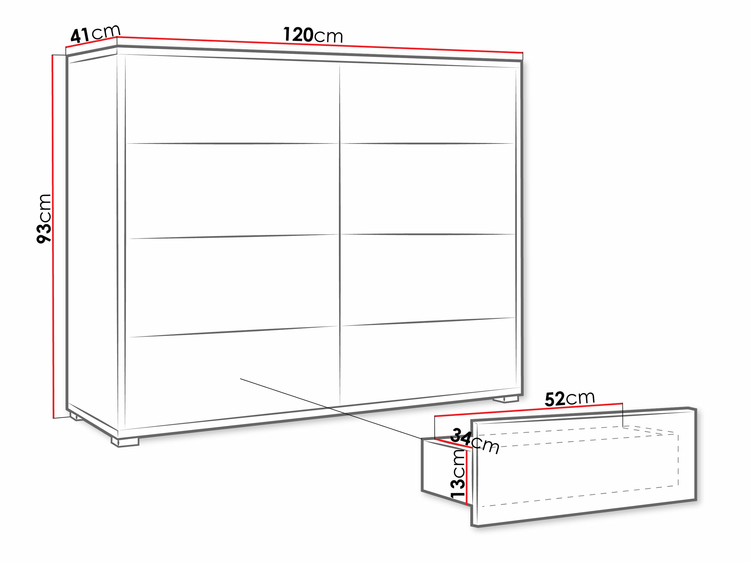 Kommoden Comfivo Tutela III (Kaschmir)