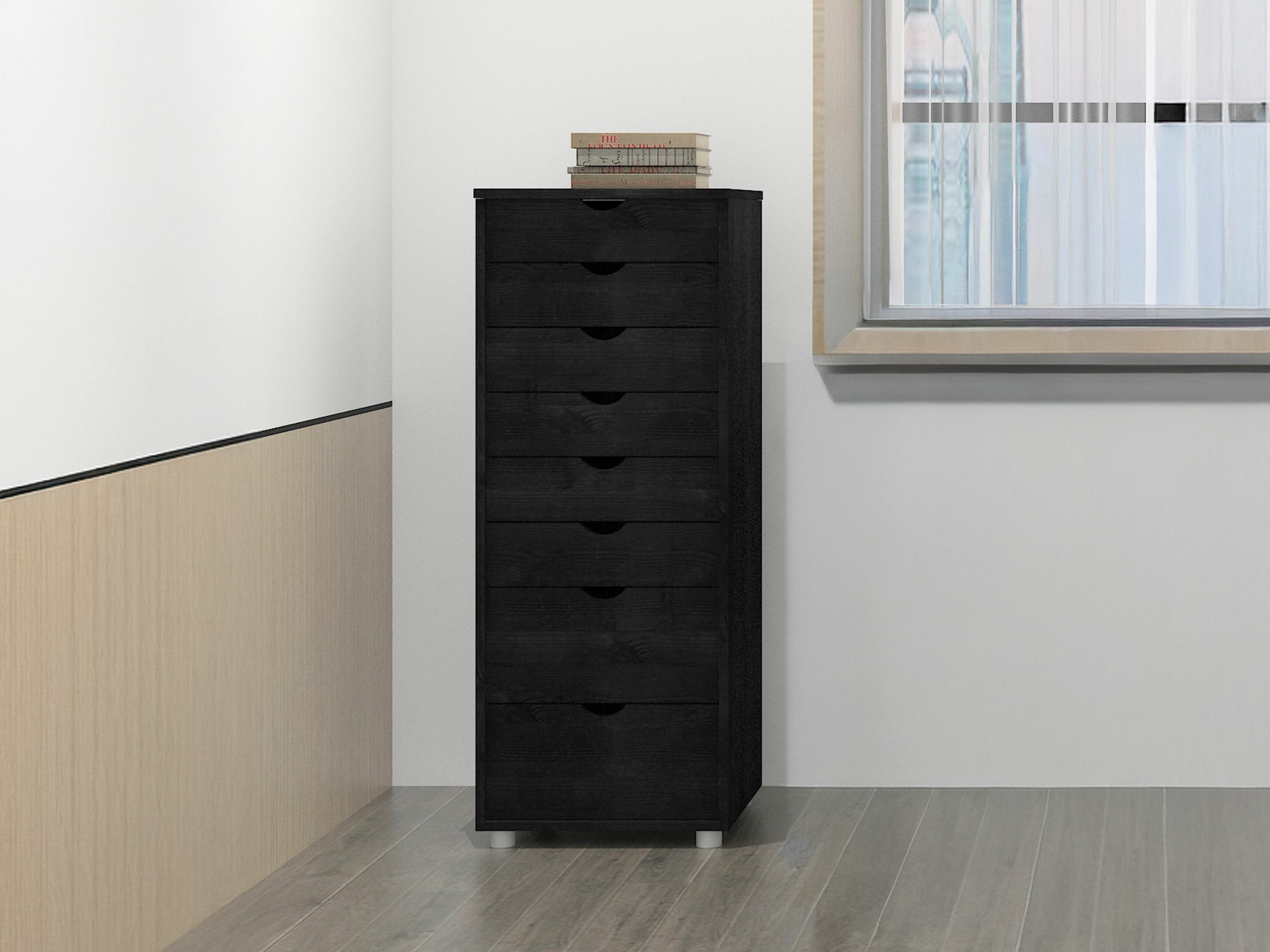 Kommoden Denton 138 (Schwarz)