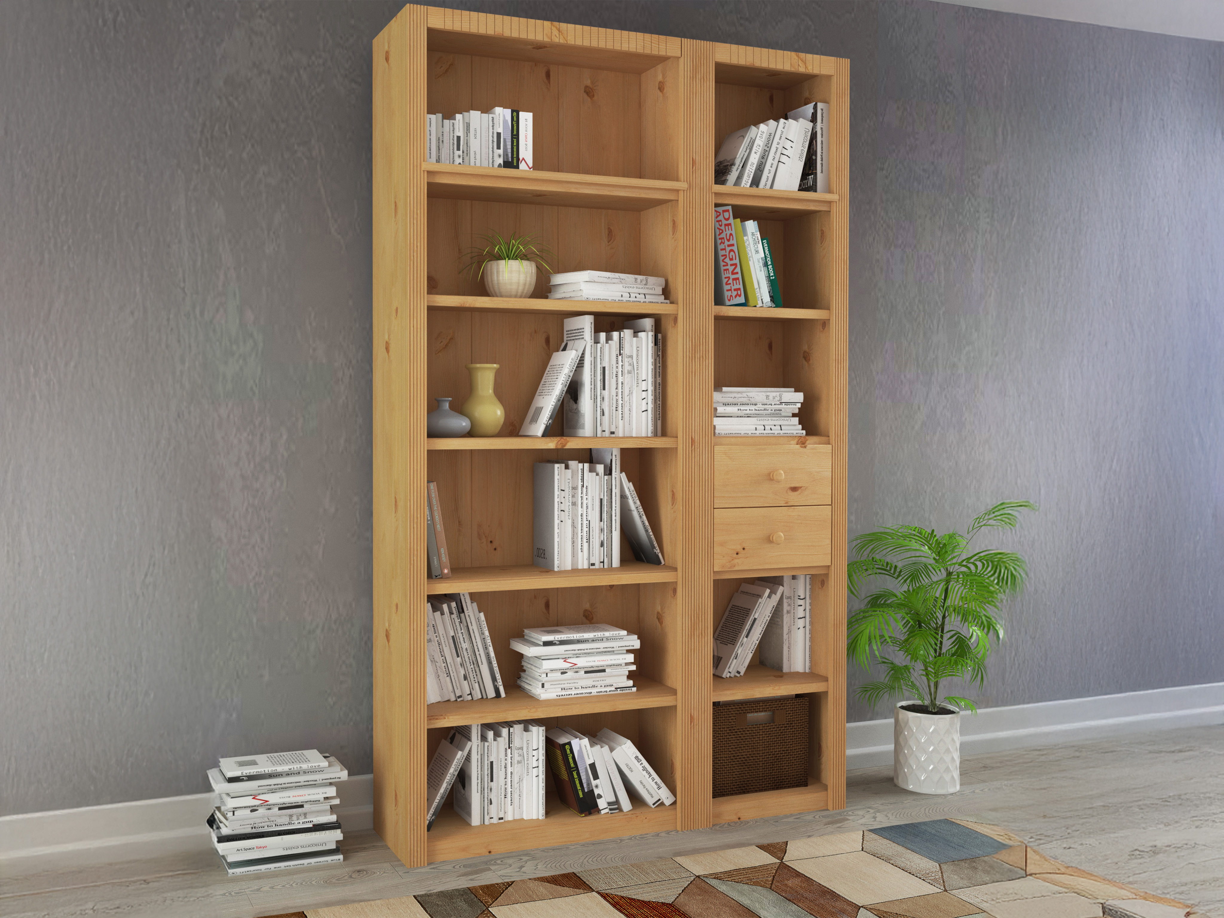 Regalset Orlmara 105 (Kiefernholzoptik)