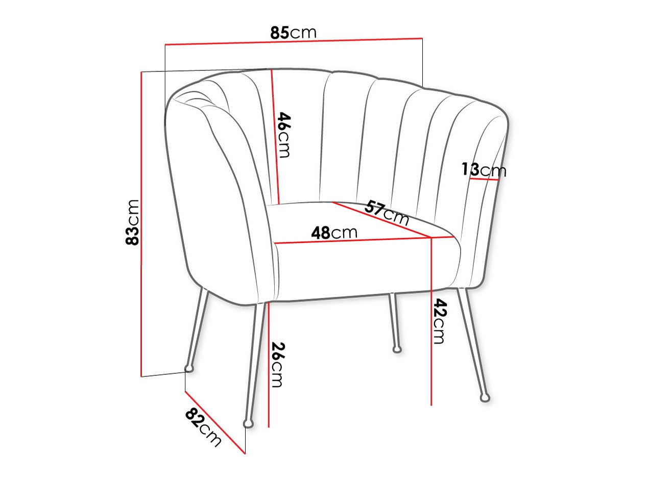 Sessel Orem 112 (Magic Velvet 2201)