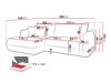 Ecksofa Kingman 101 (Lima 50)