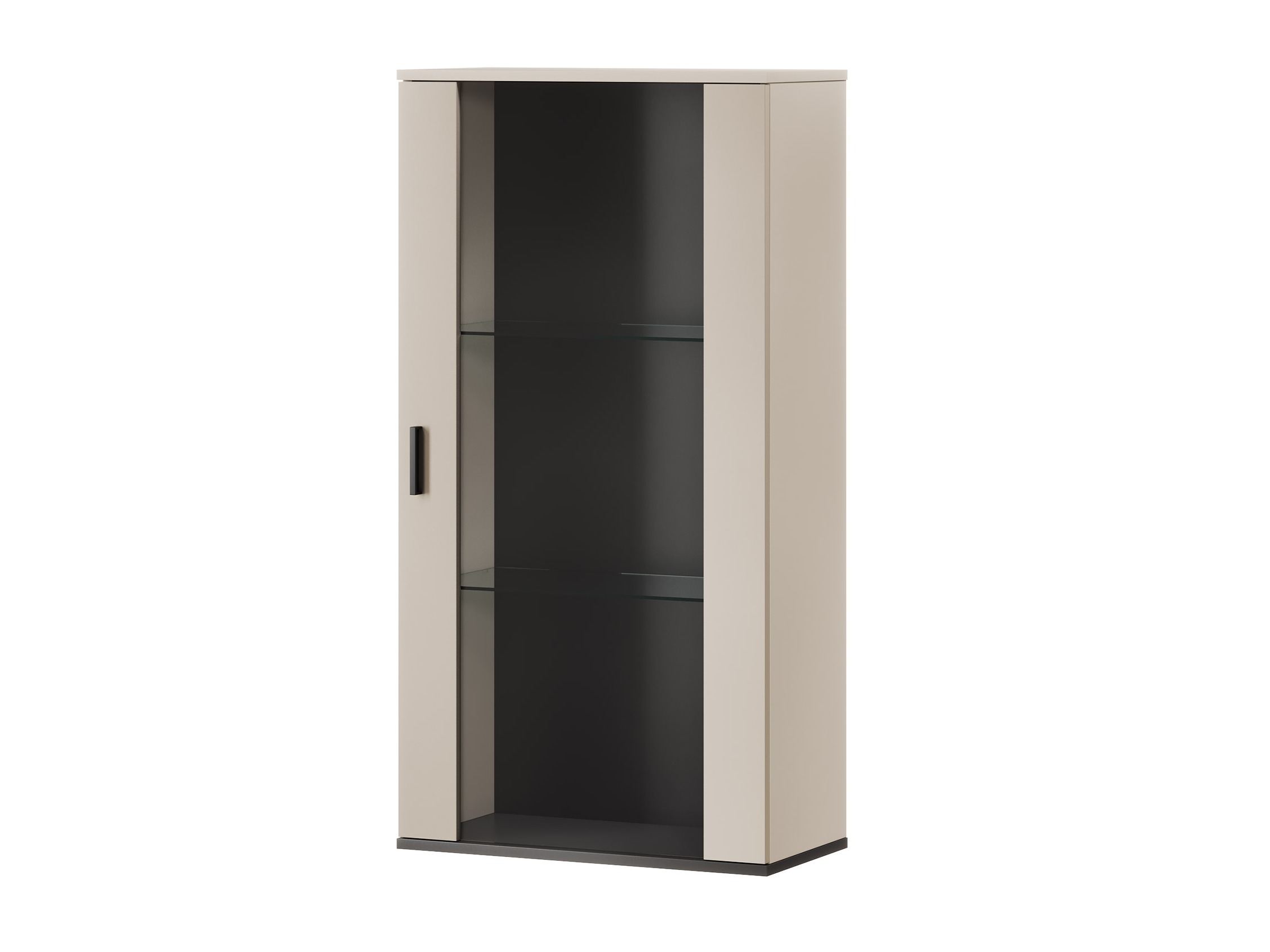 Hängeschrank Tornola 103 (Kaschmir + Schwarz)