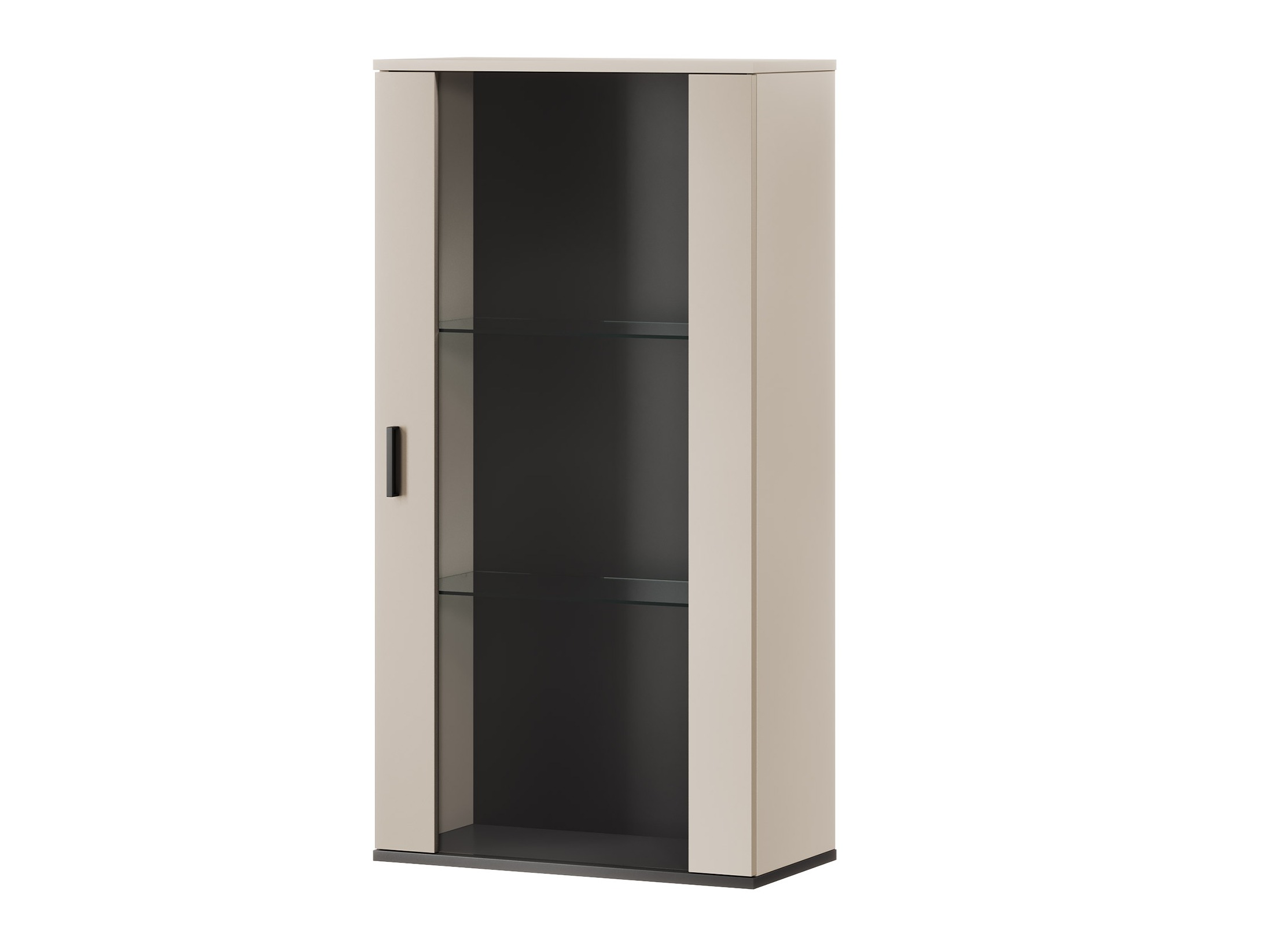 Hängeschrank Tornola 103 (Kaschmir + Schwarz)