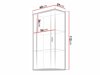 Hängeschrank Tornola 103 (Weiss + Weiss glänzend)