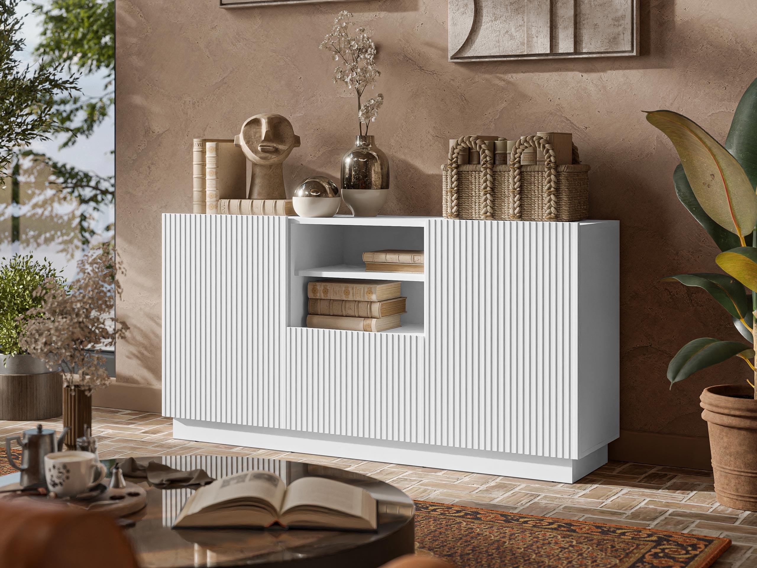 Kommoden Lingua (Weiss)