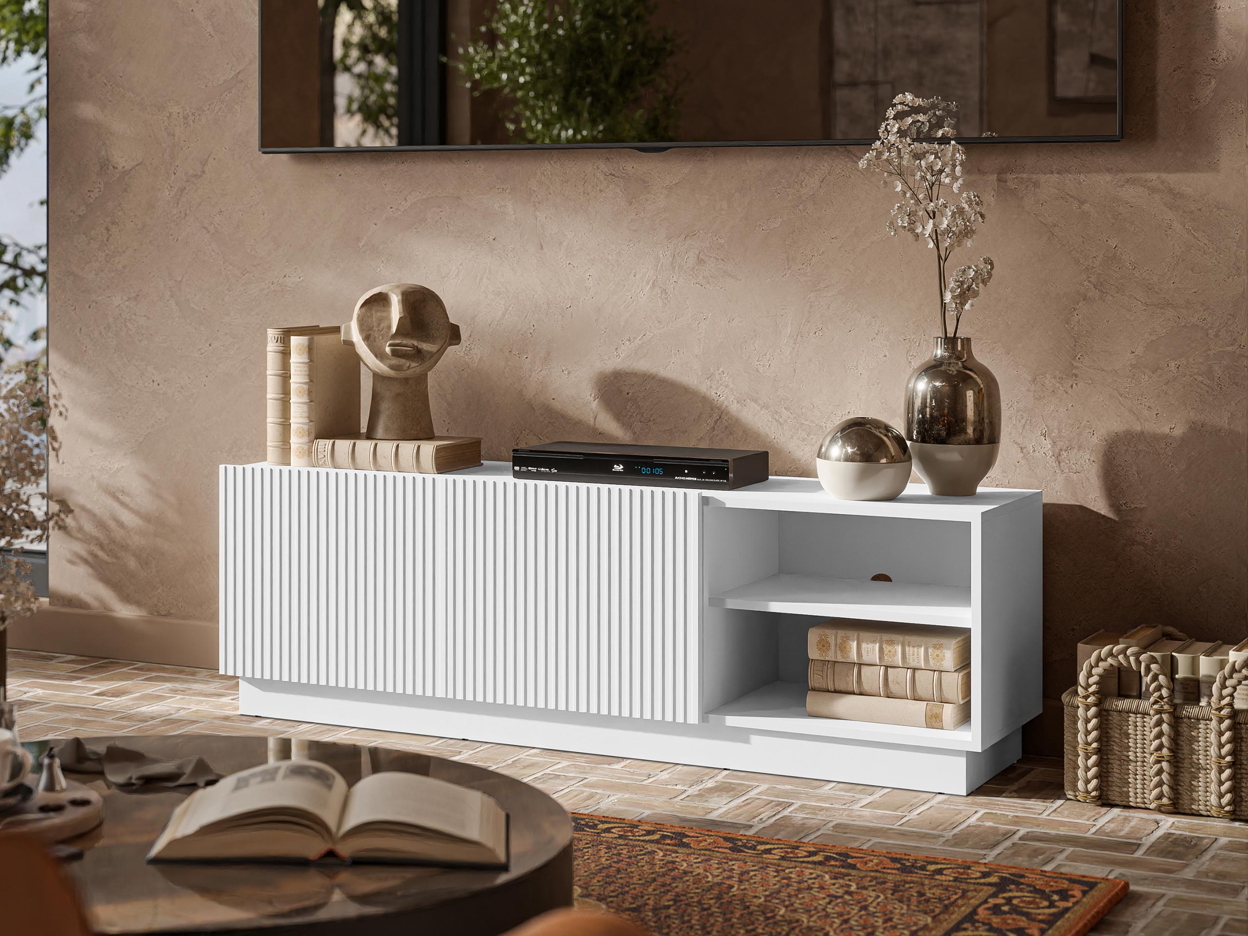 TV-Möbel Lingua (Weiss)