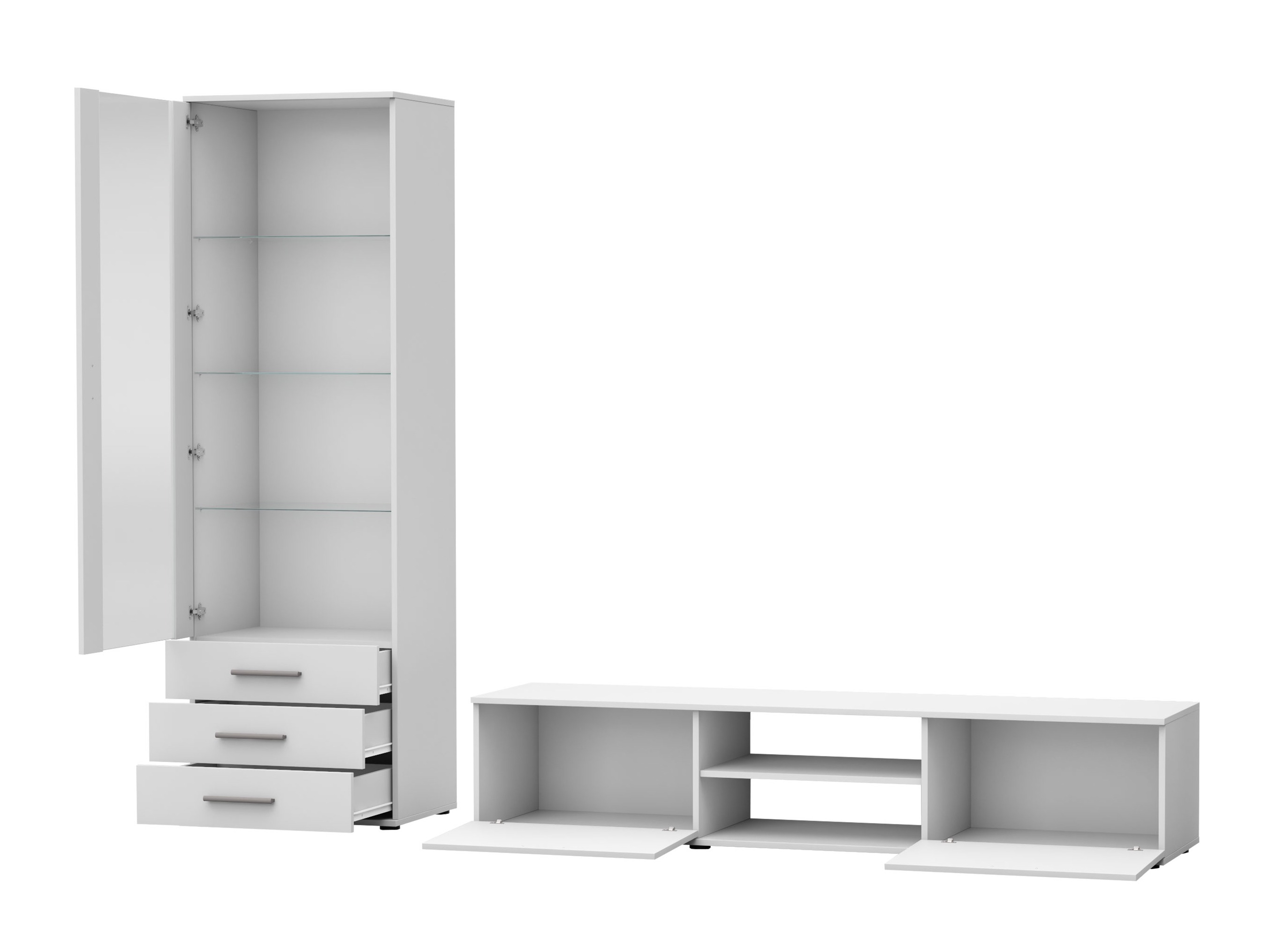 Wohnzimmer-Set Tornola 107 (Kaschmir + Schwarz)