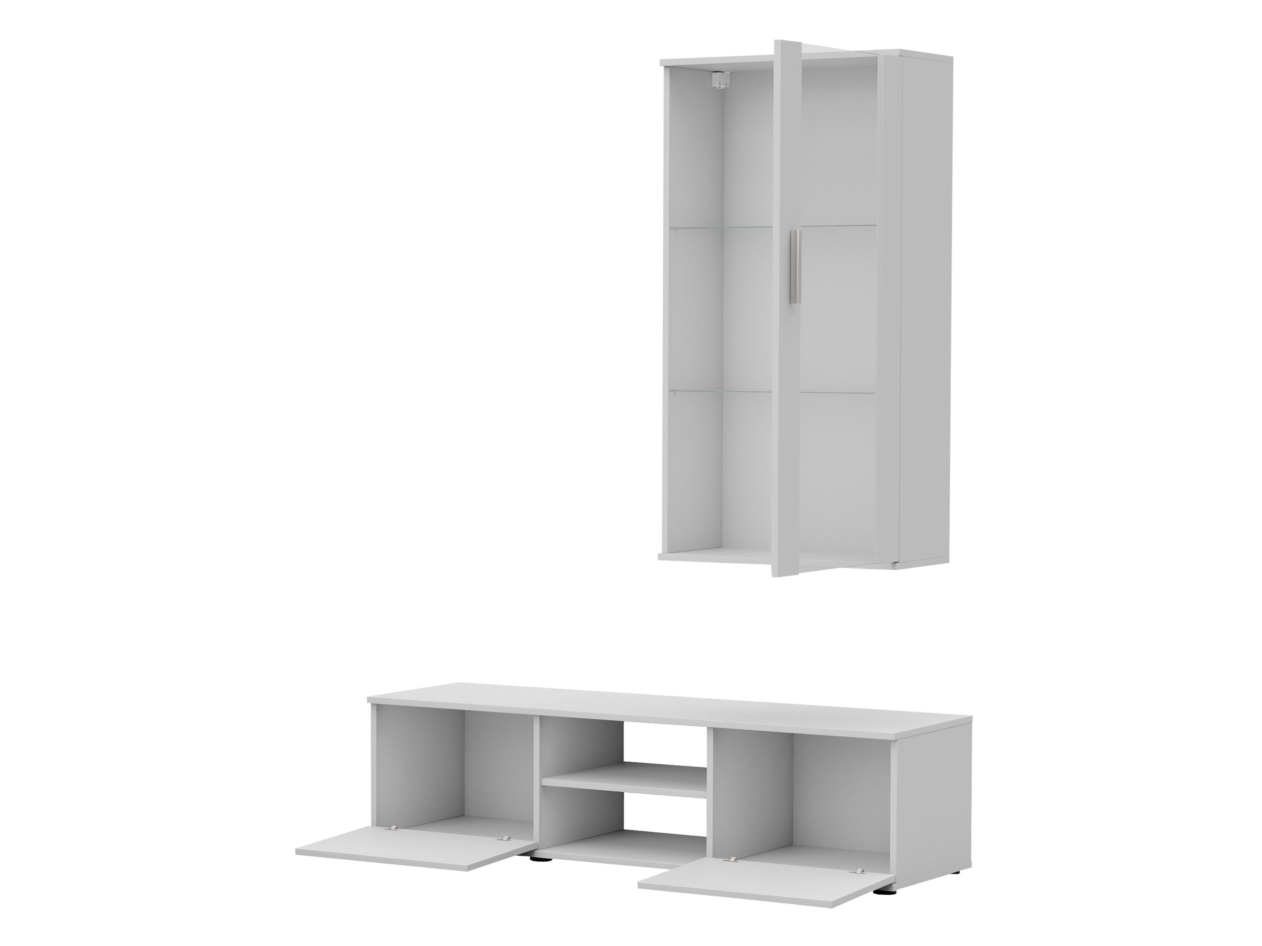Wohnzimmer-Set Tornola 113 (Kaschmir + Schwarz)