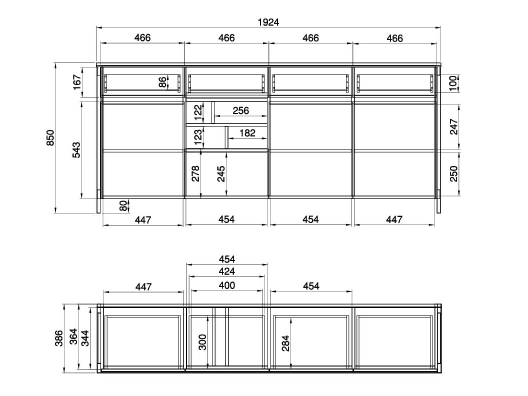 Kommoden Fermaru 105 (Staubiges Grün + Eichenholzoptik)