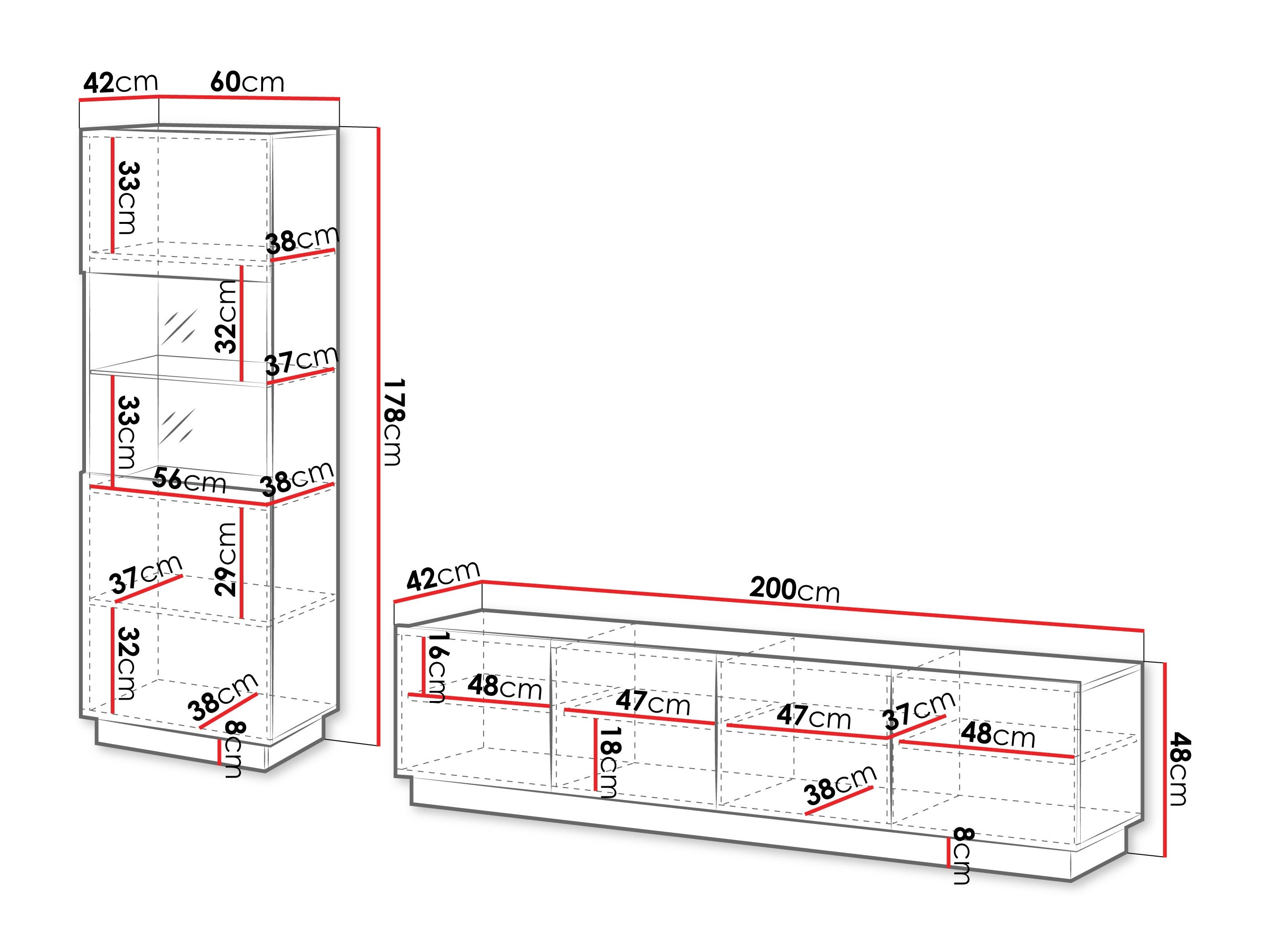 Wohnzimmer-Sets Lingua (Weiss)