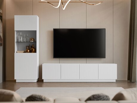 Wohnzimmer-Sets Lusonu 107 (Weiss)