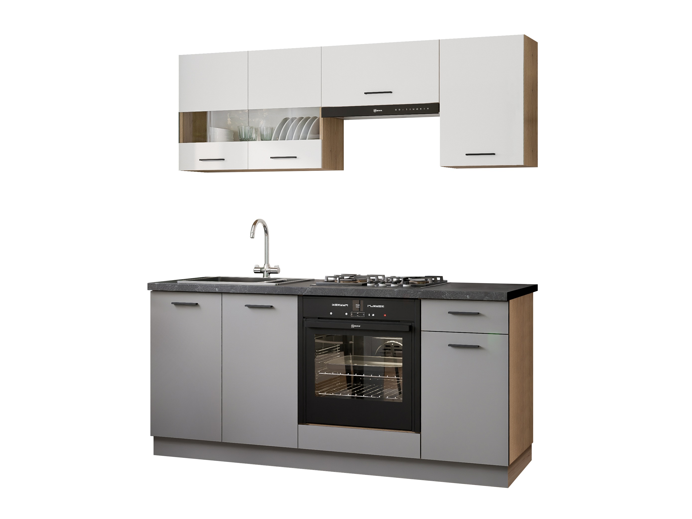 Modulares Küchenset Ati White Grey 117