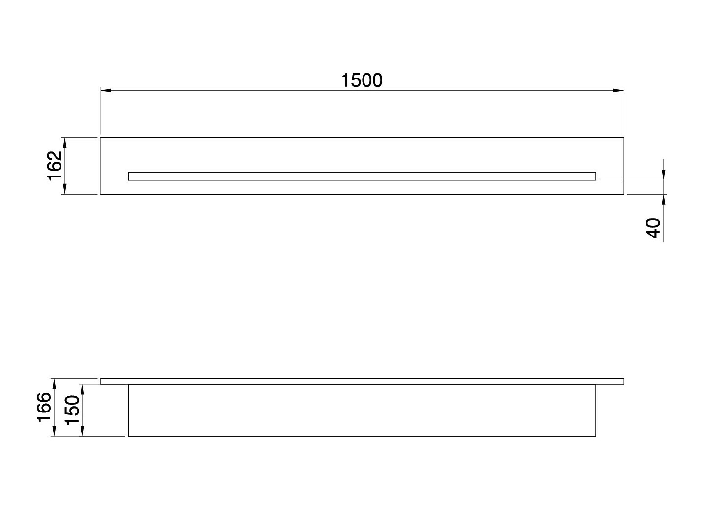 Wandregal Fermaru 108 (Weiss + Eichenholzoptik)