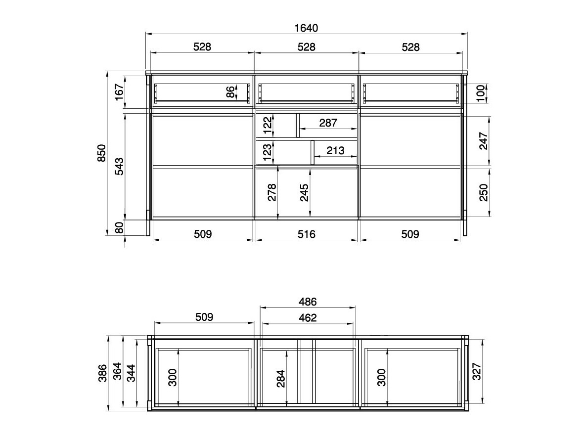 Büro-Set Fermaru 116 (Staubiges Grün + Eichenholzoptik)