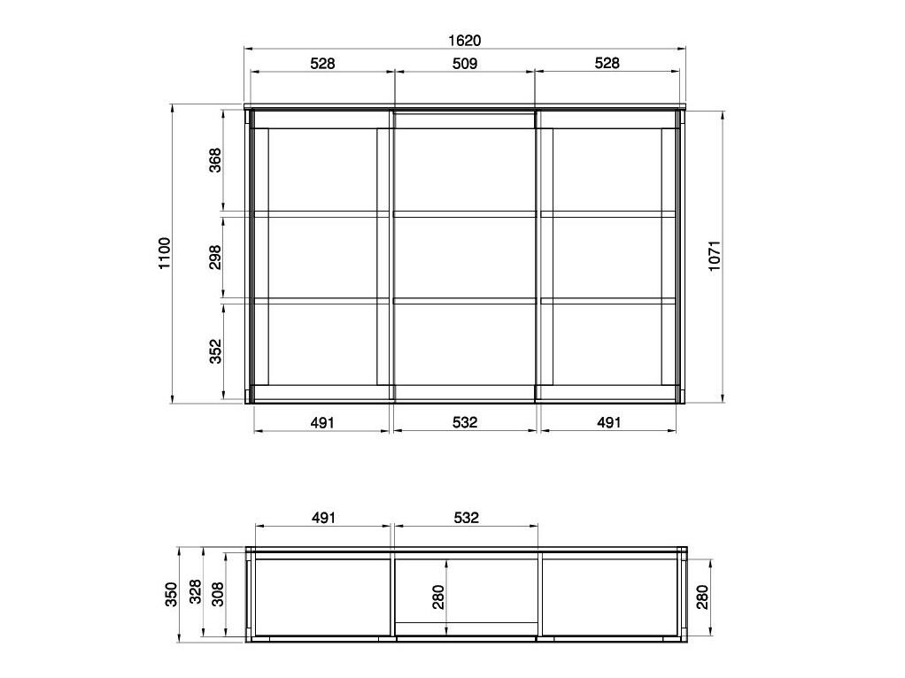 Möbel-Set Fermaru 114 (Staubiges Grün + Eichenholzoptik)