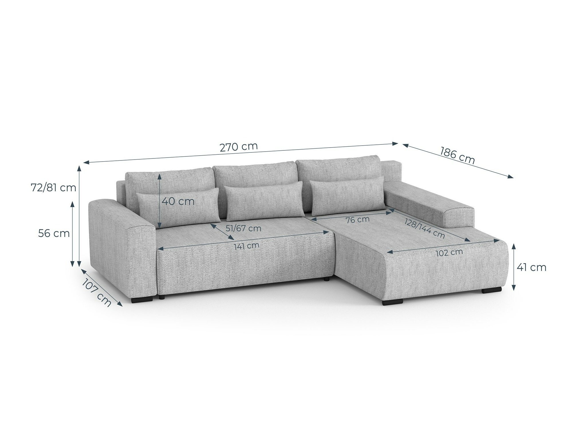 Ecksofa Margate 116 (Modesto 481)