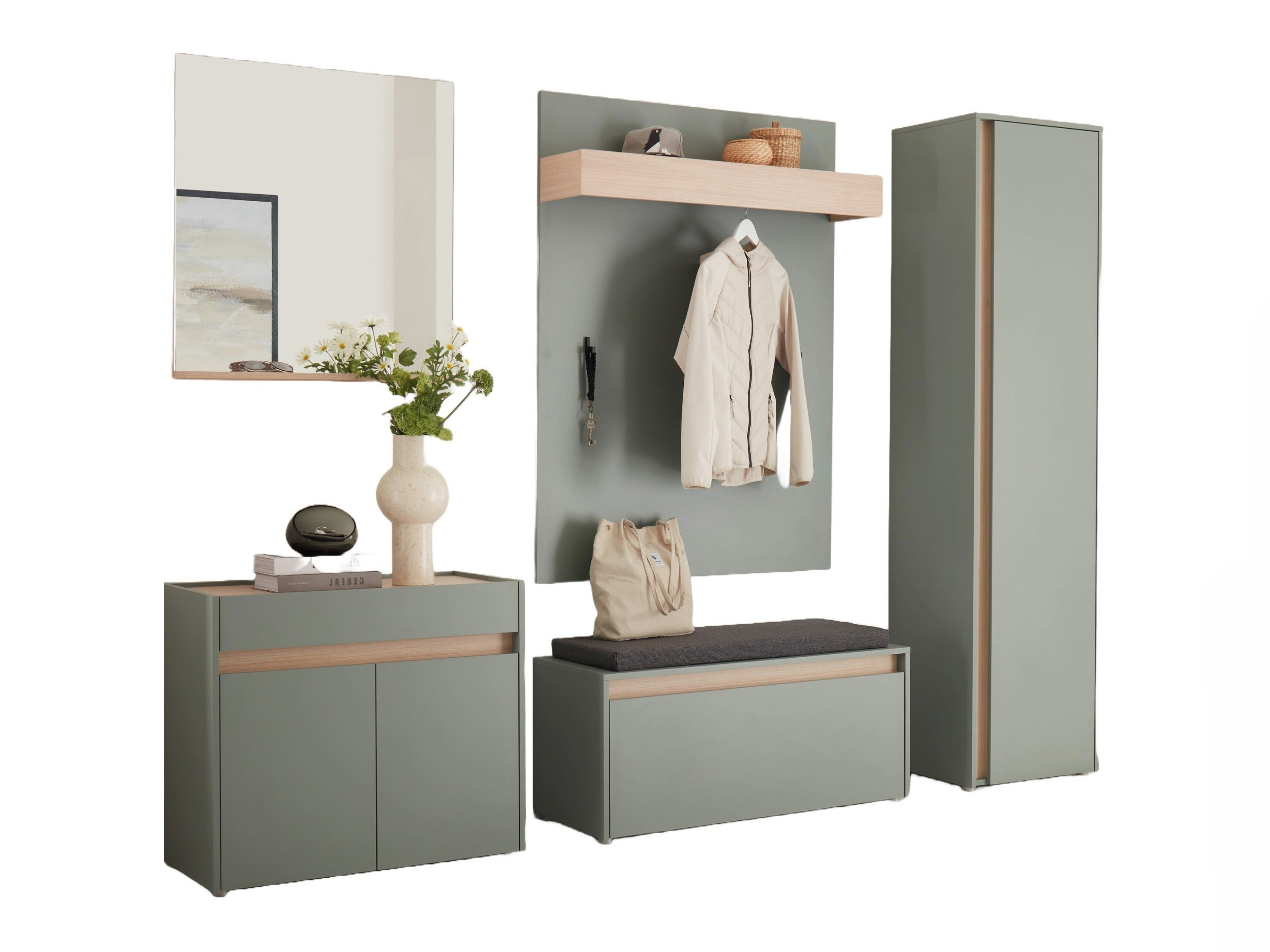 Flurgarnitur Elbsori 168 (Grün)