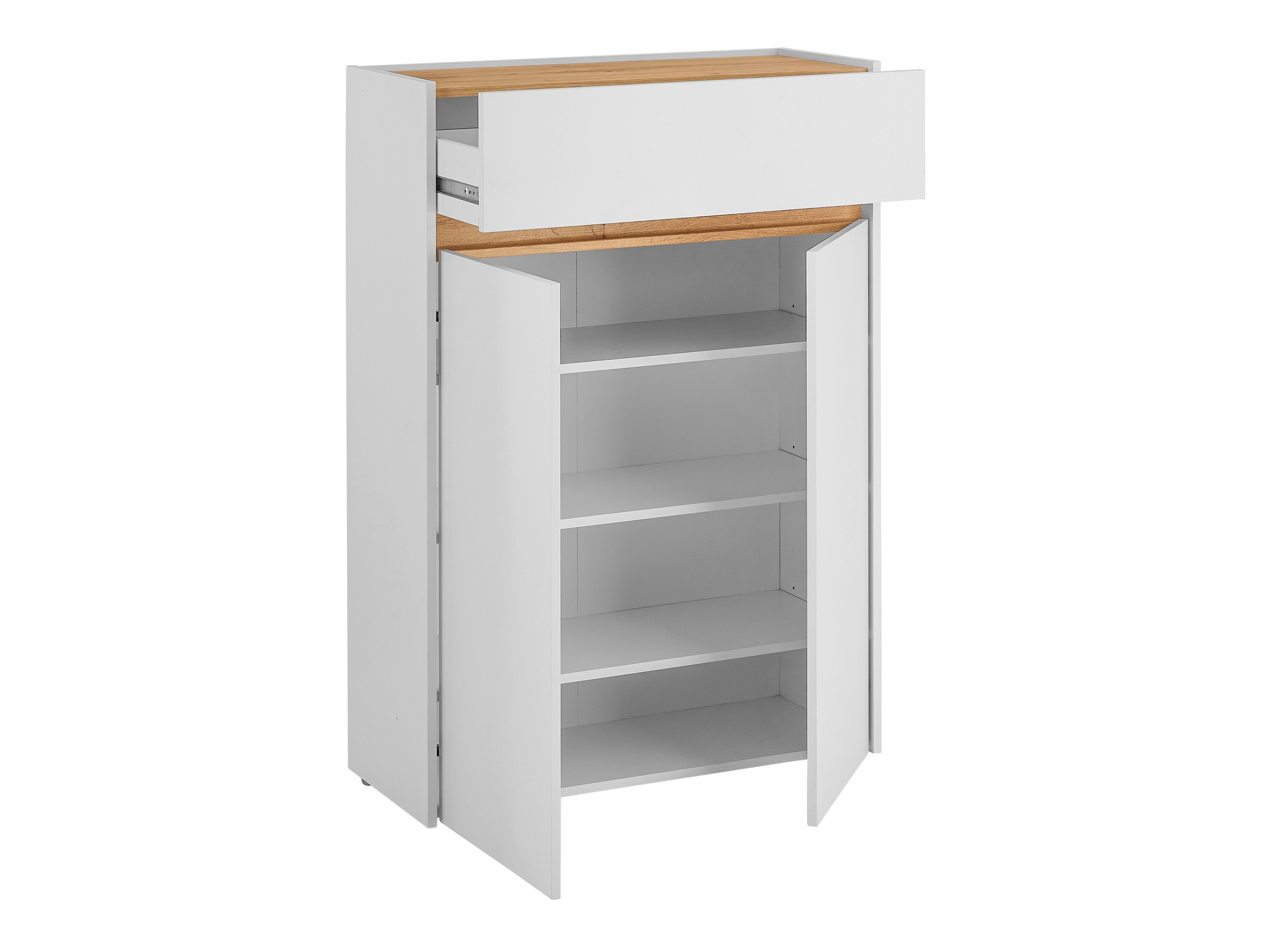 Flurgarnitur Elbsori 176 (Weiss + Wotan Eiche)