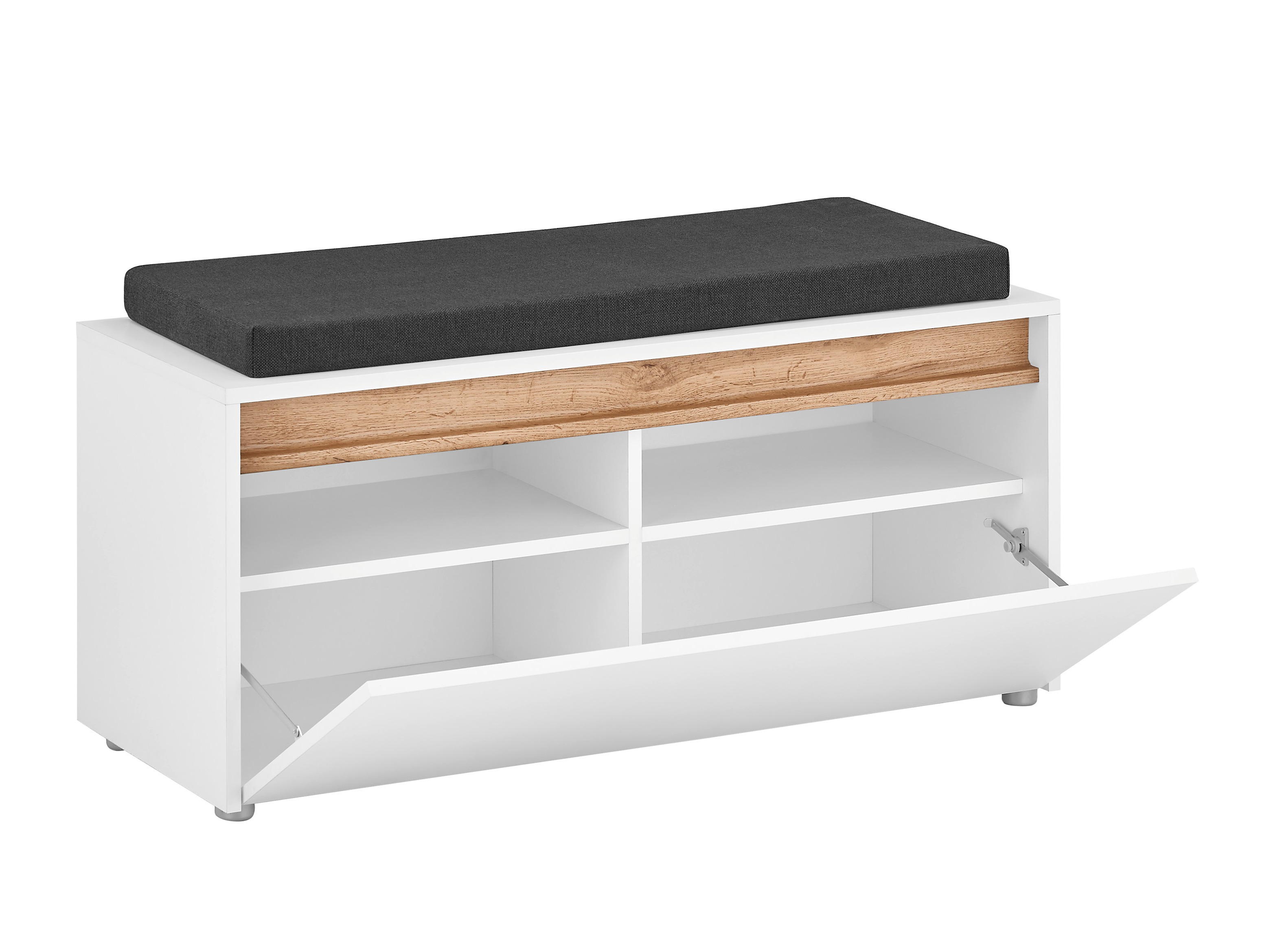 Flurgarnitur Elbsori 176 (Weiss + Wotan Eiche)