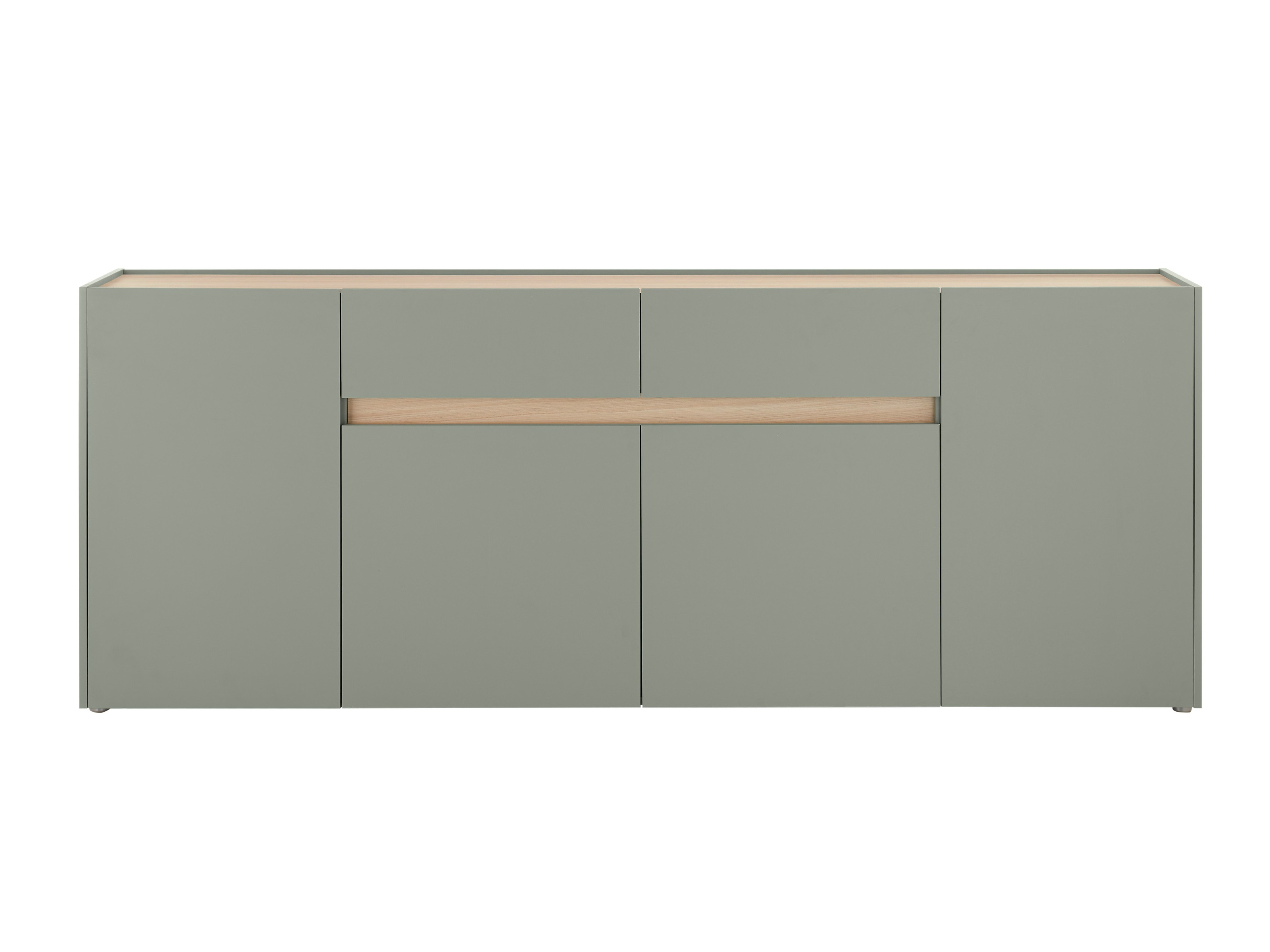 Kommode Elbsori 118 (Grün + Eiche)