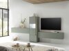 Regal Elbsori 102 (Grün + Eichenholzoptik)