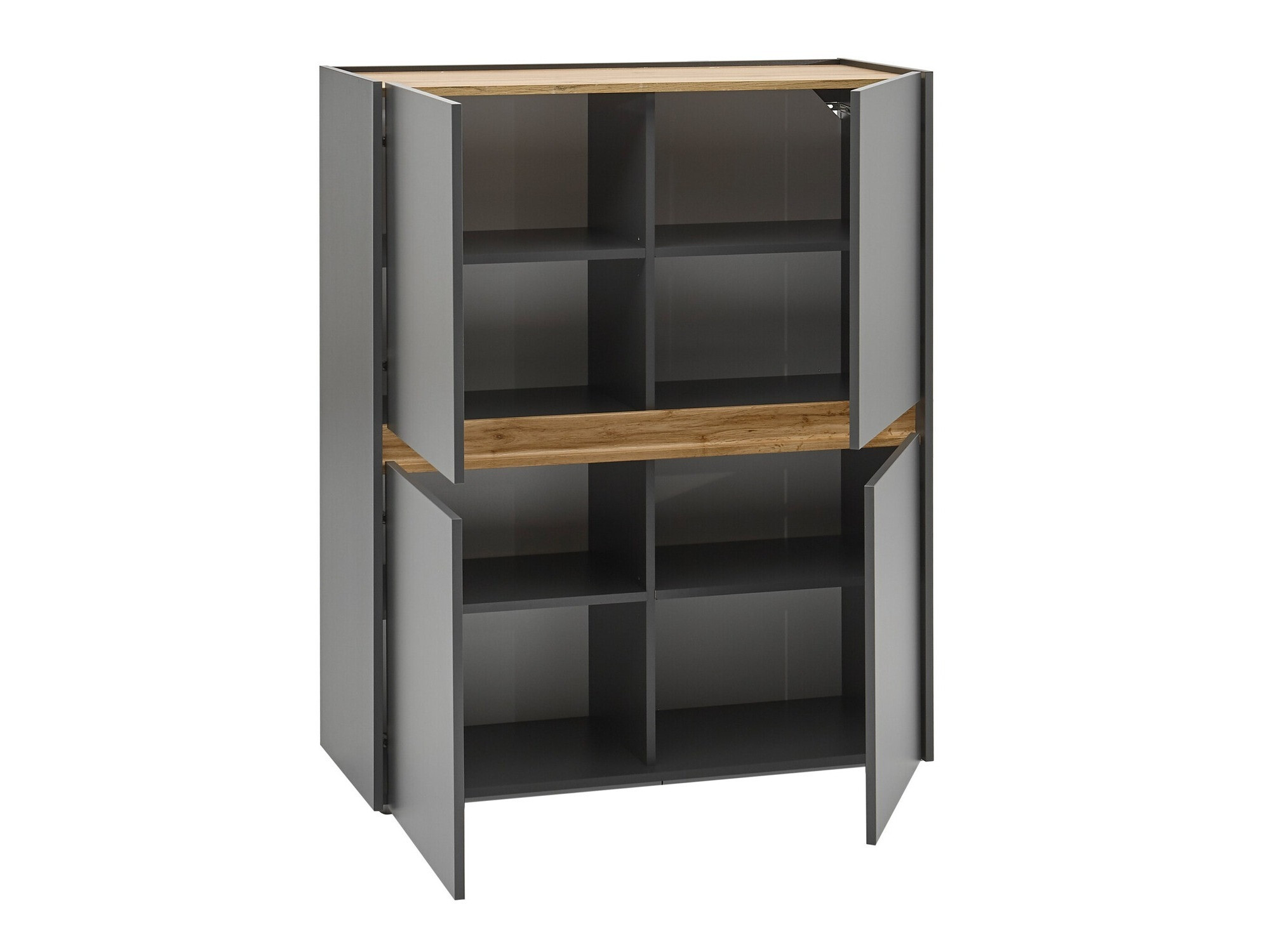 Sideboard Elbsori 111 (Anthrazit + Wotan Eiche)