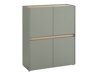 Sideboard Elbsori 111 (Grün + Eichenholzoptik)
