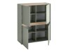 Sideboard Elbsori 111 (Grün + Eichenholzoptik)