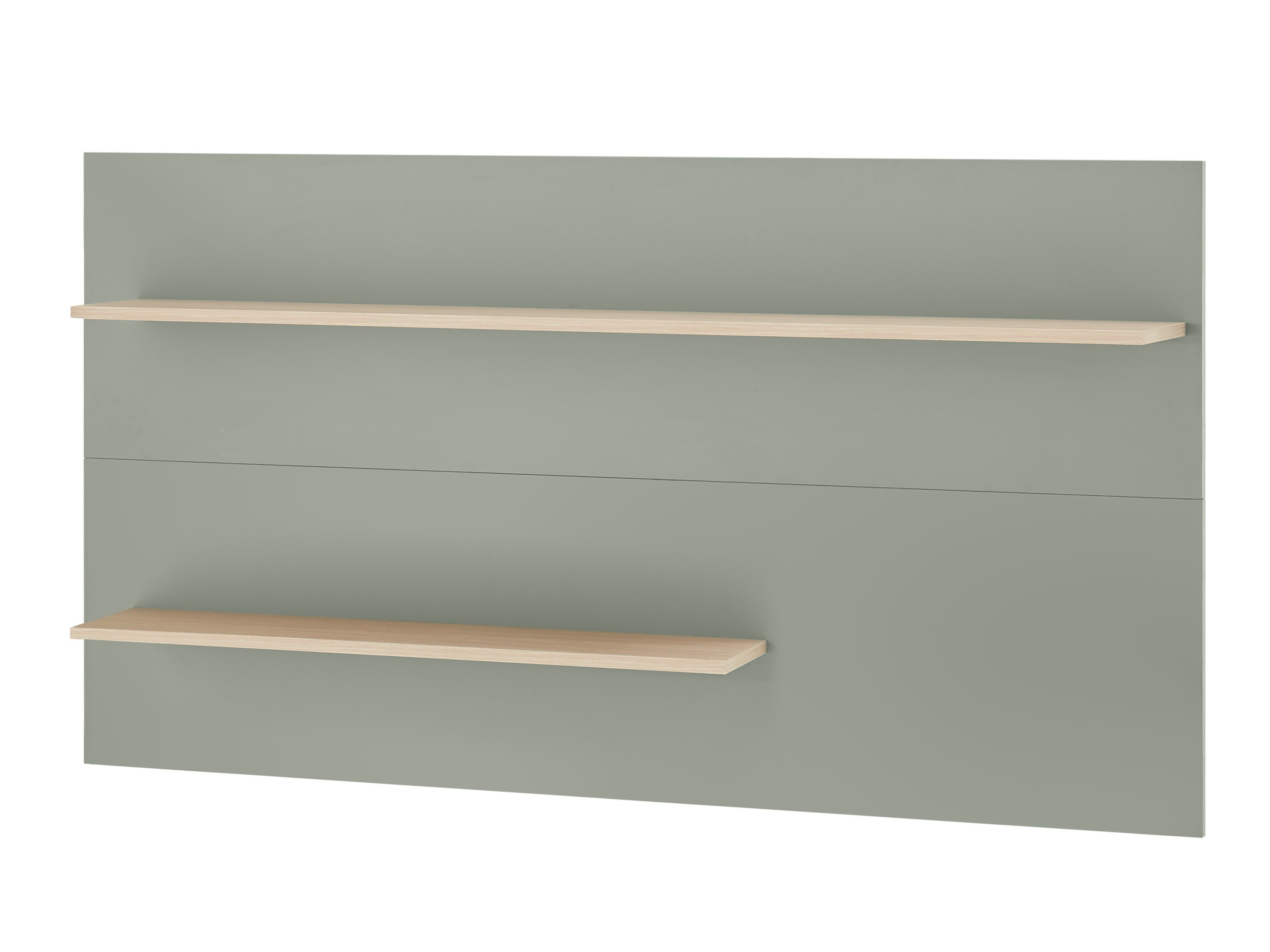 Wandregal Elbsori 112 (Grün + Eiche)