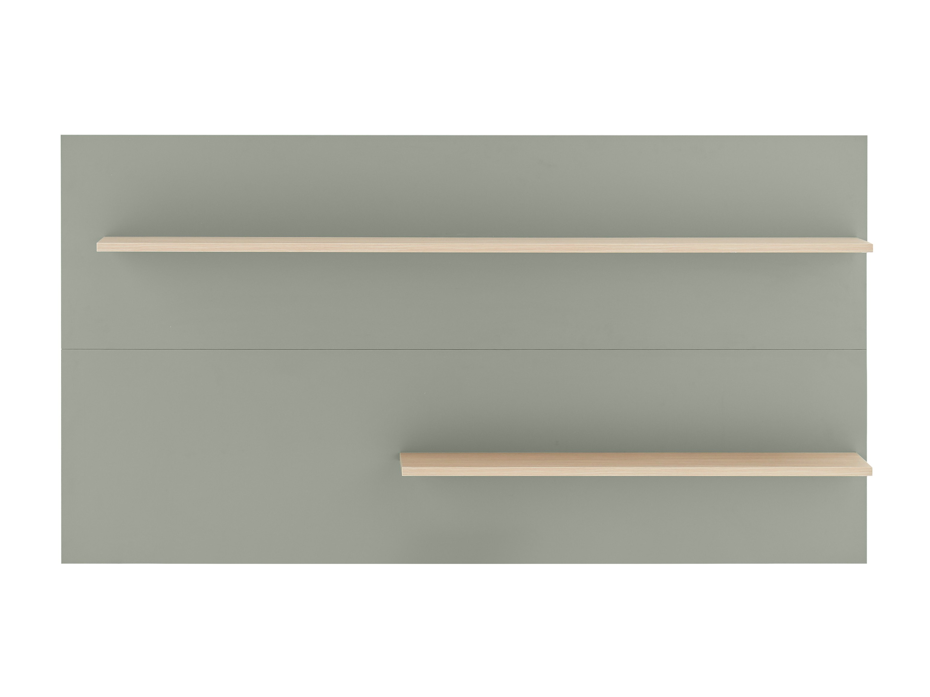 Wandregal Elbsori 112 (Grün + Eiche)