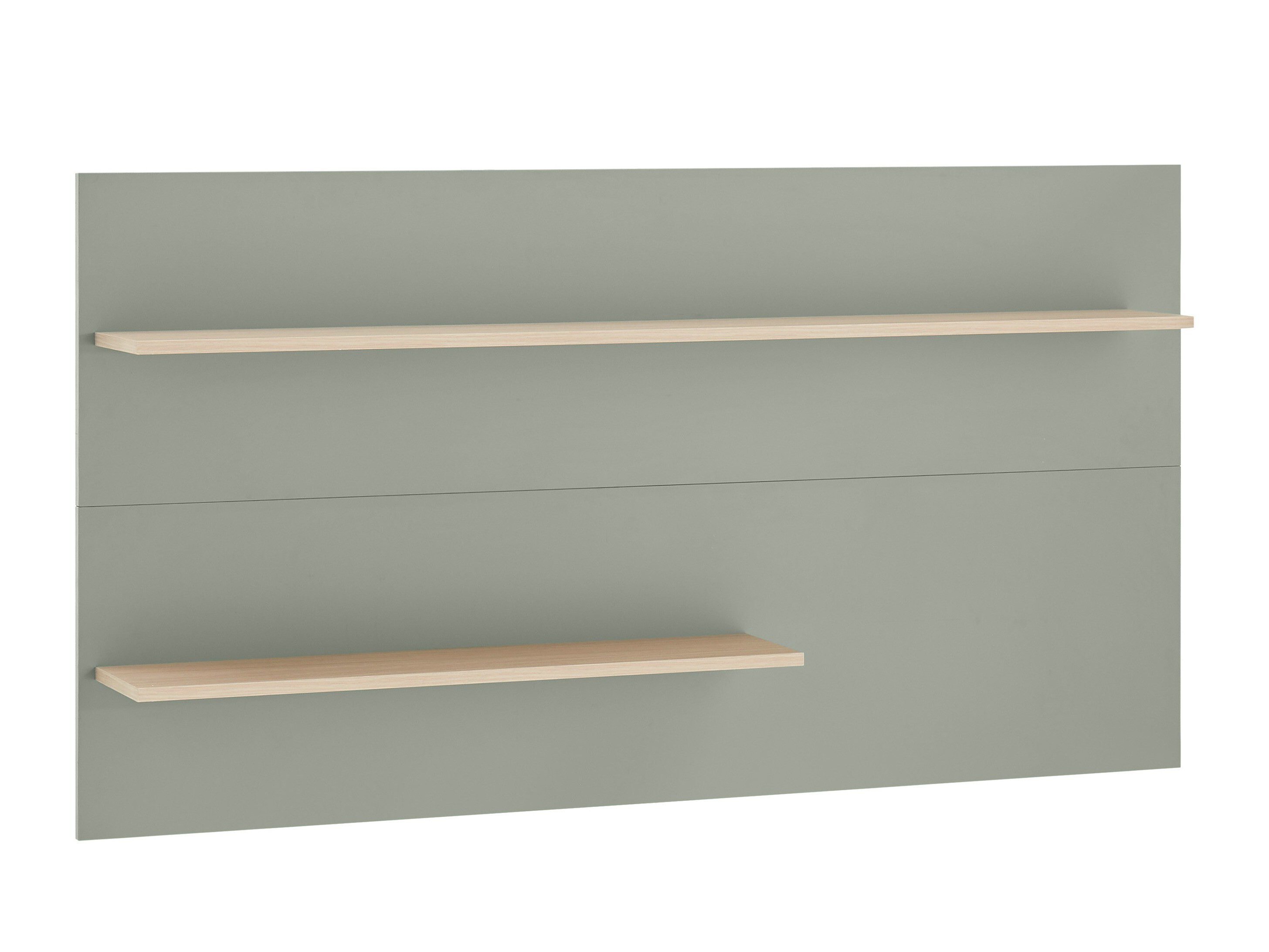 Wandregal Elbsori 112 (Grün + Eichenholzoptik)